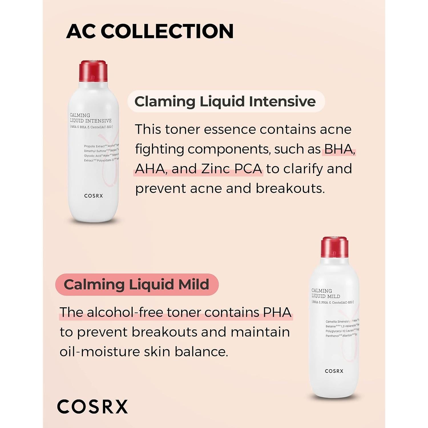 Tónico Intensivo COSRX AC Collection 125ml para Acné