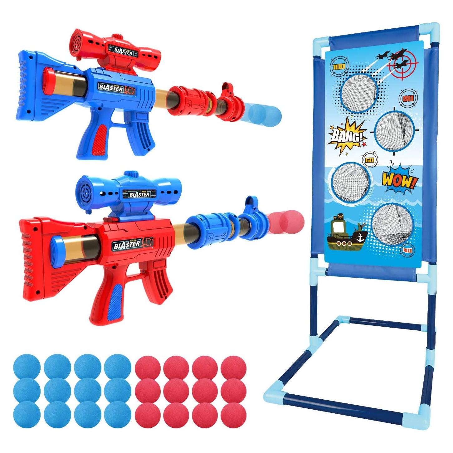 Juego de Tiro YEEBAY 2pk Pistolas y Objetivo para Niños