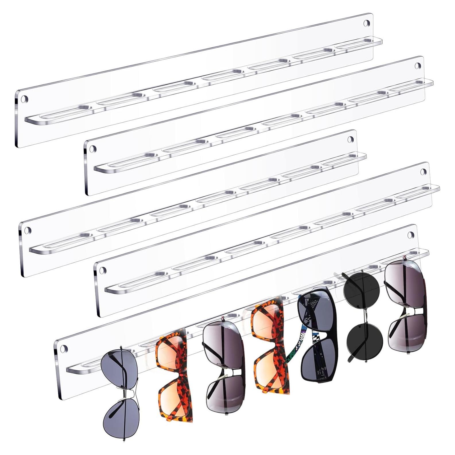 Organizador de Gafas de Sol Chunful Acrílico 5 Paquetes Transparente