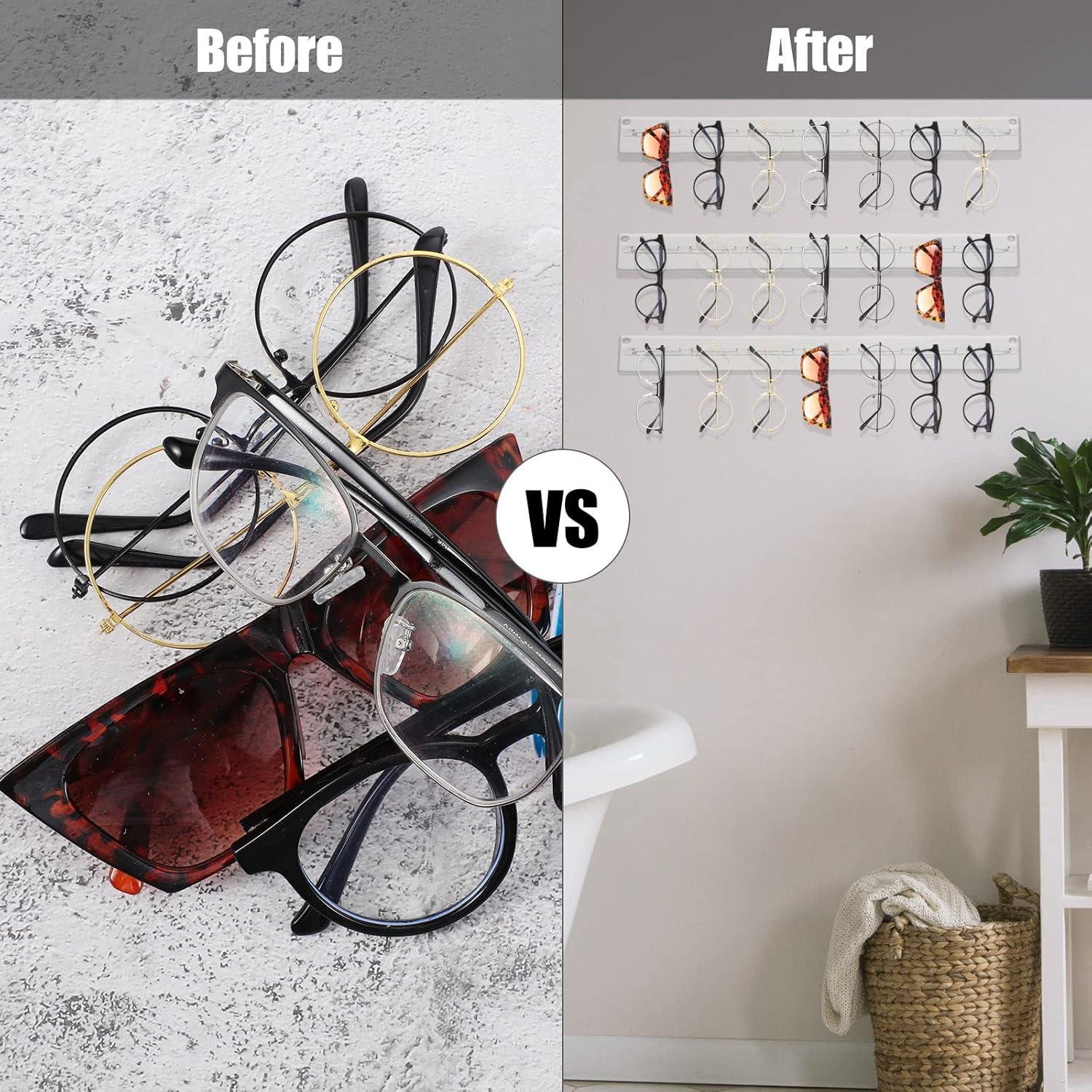 Organizador de Gafas de Sol Chunful Acrílico 5 Paquetes Transparente