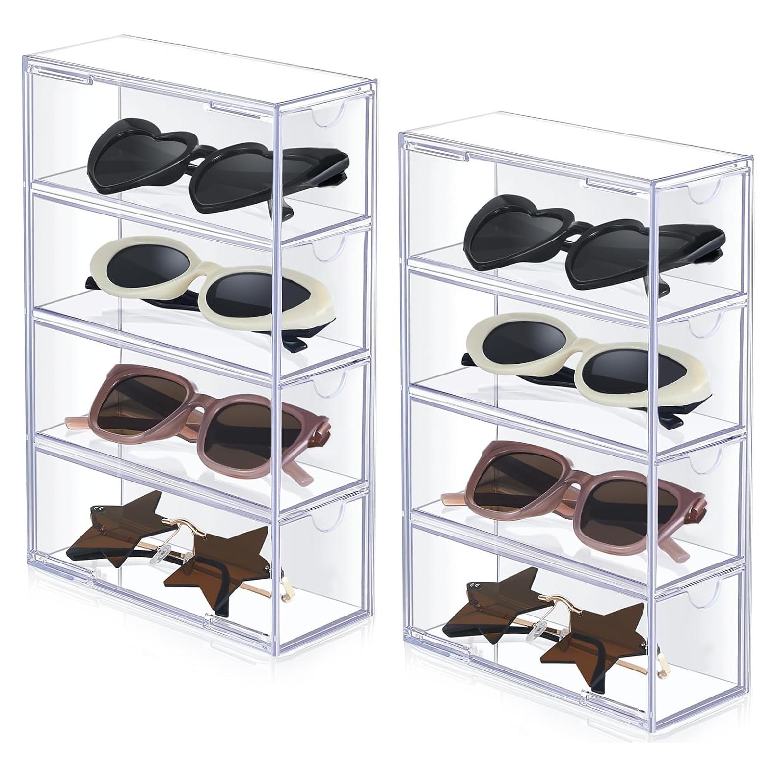 Organizador de Gafas Sintuff 2 Piezas Acrílico Transparente