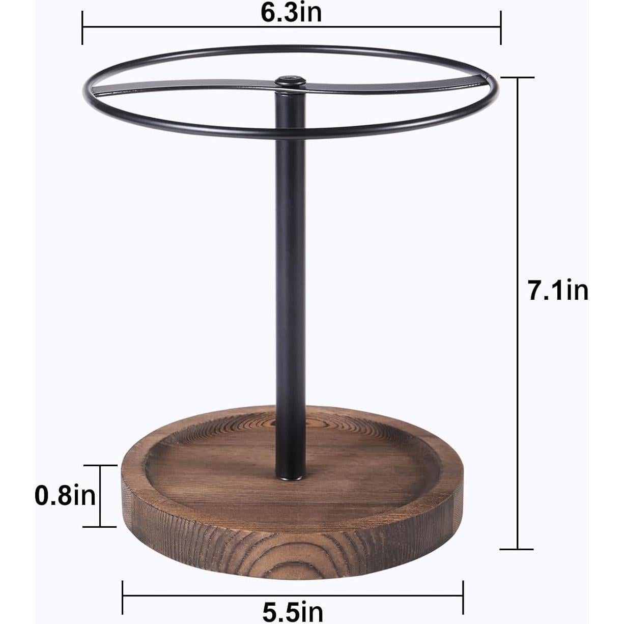 Organizador de Gafas de Sol BDBDYEAY de Madera y Metal para 12 Pares