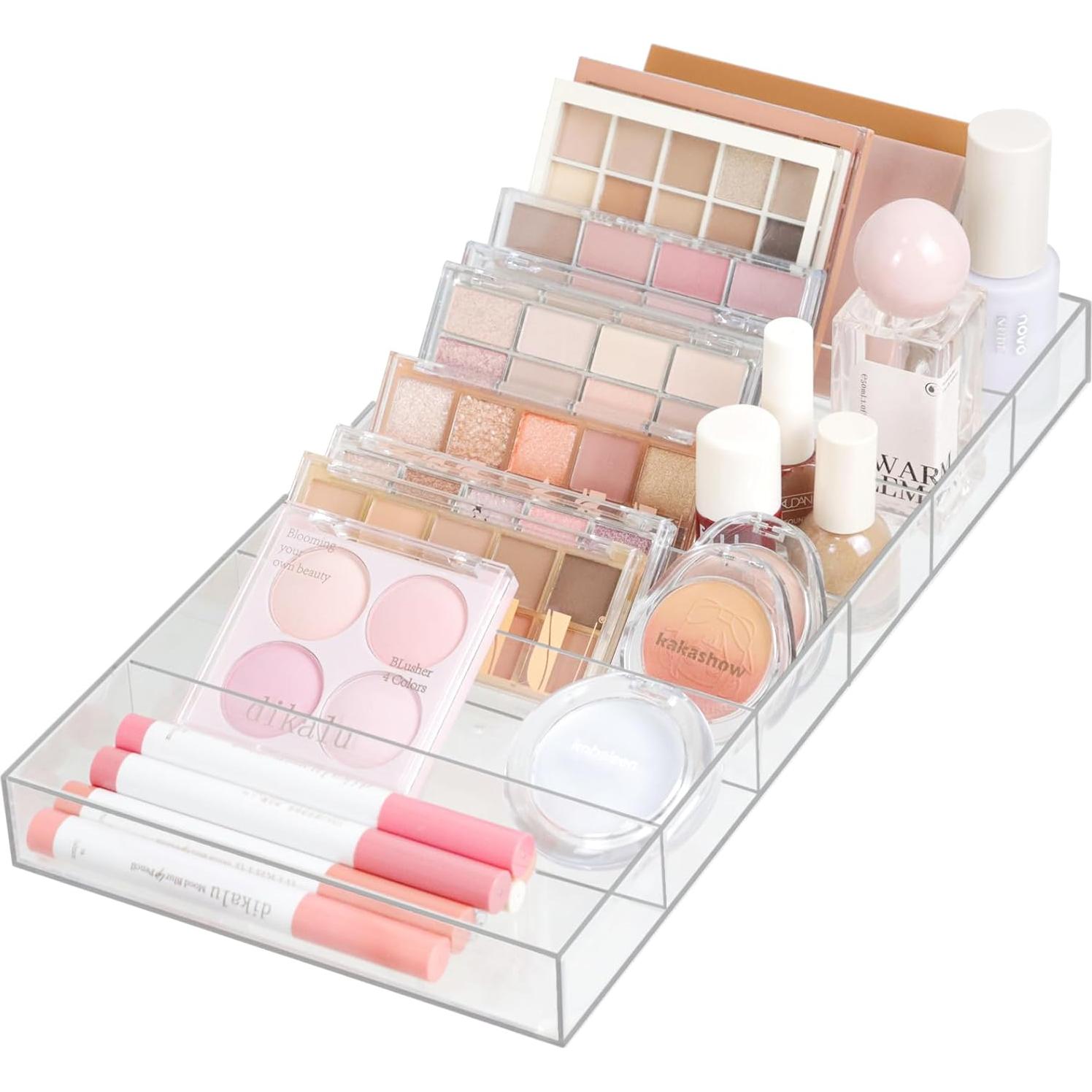 Organizador de Cajón ZEXALOR Transparente 6 Compartimentos