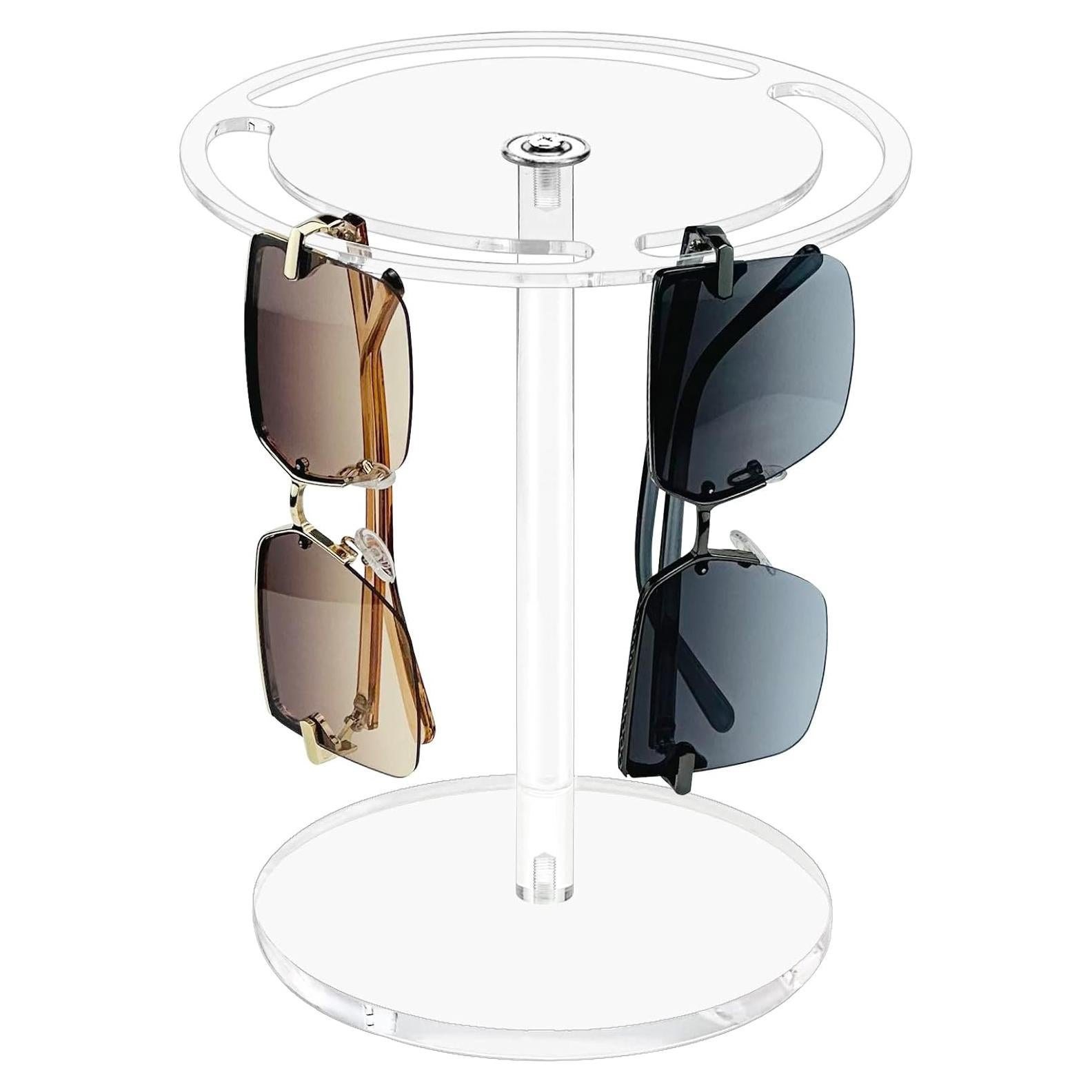 Soporte para Gafas de Sol Bigfety Acrílico Transparente 360°