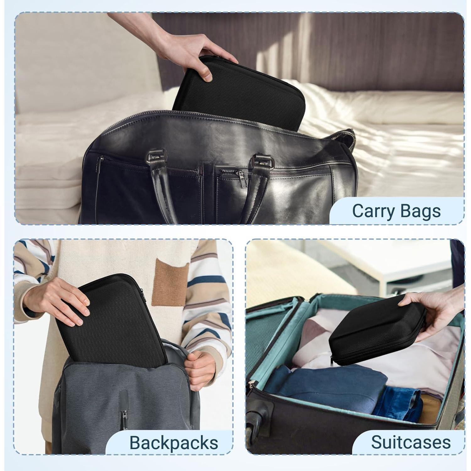 Organizador de Gafas de Sol Mkono 5 Ranuras Negro Mediano