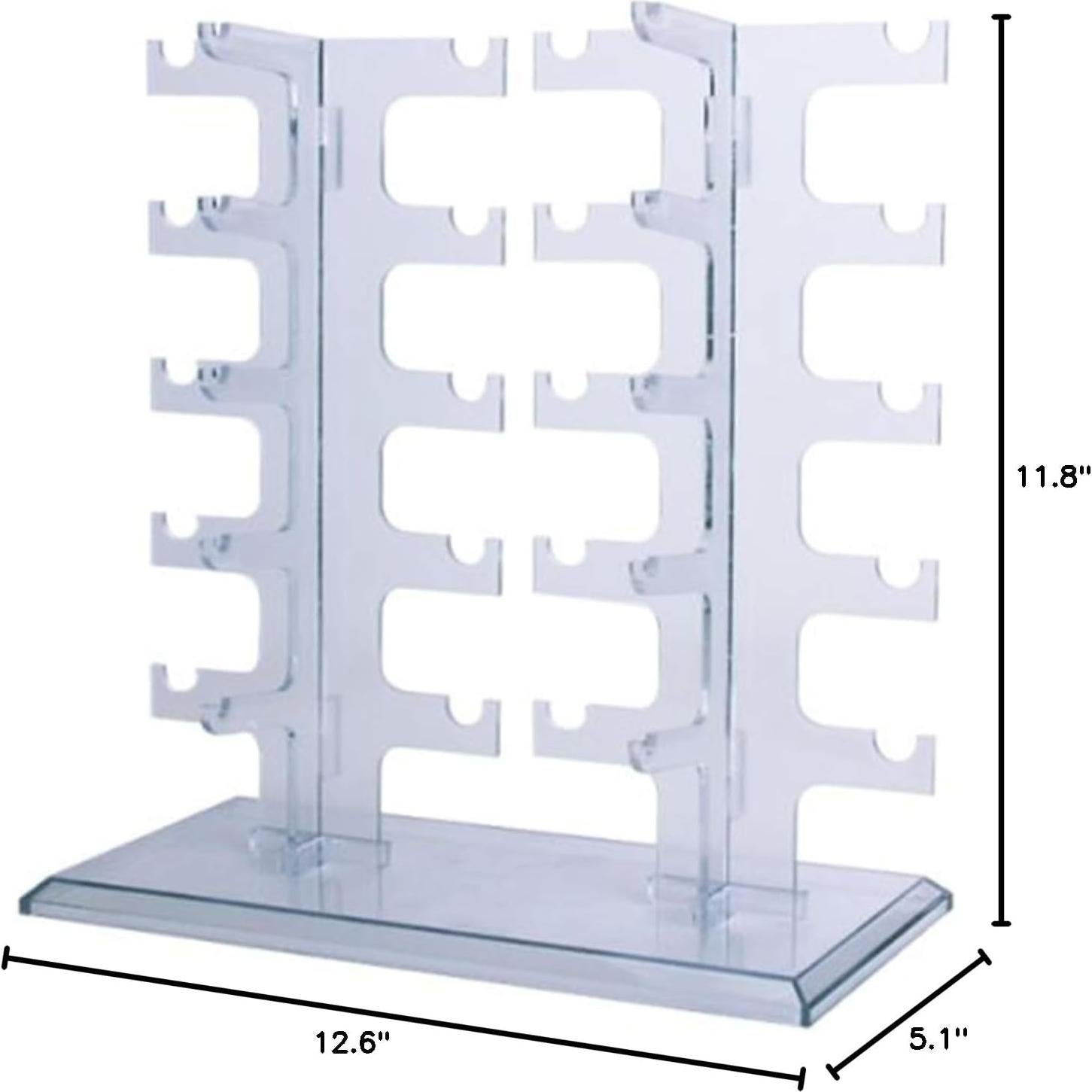 Soporte de Gafas JoySee Acrílico Transparente 10 Pares