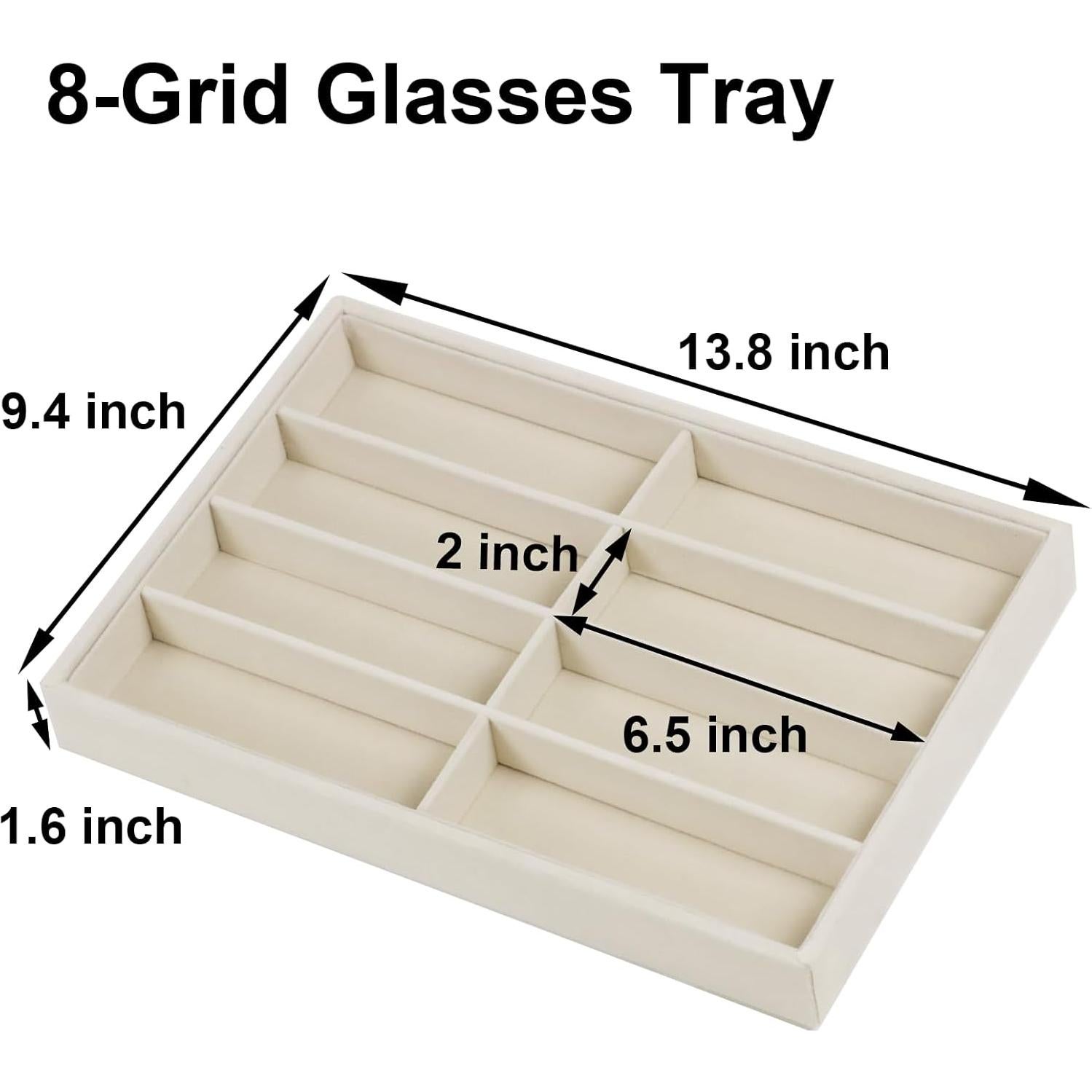Organizador de Joyería y Gafas de Sol Fordonral Terciopelo