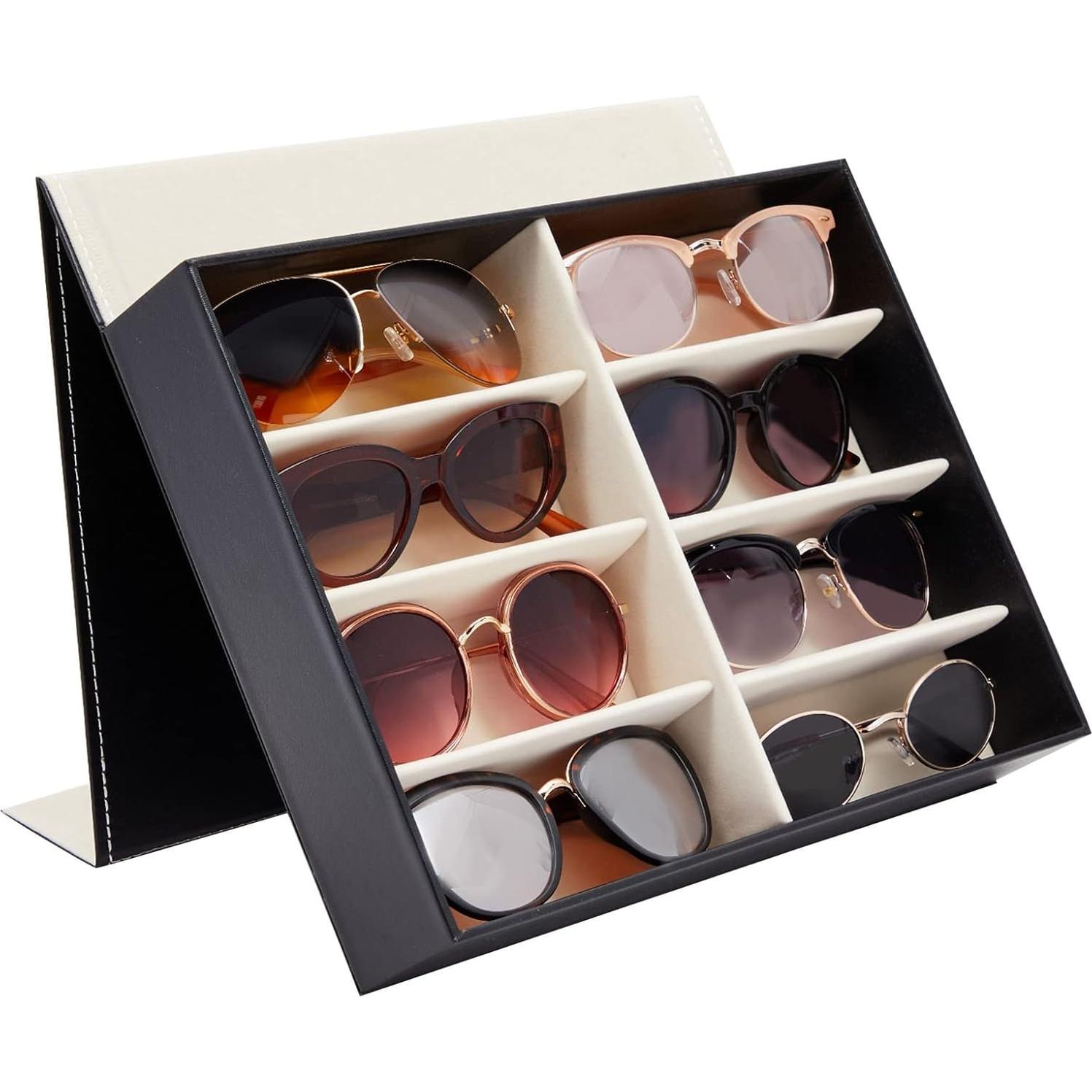 Organizador de Gafas Juvale 8 Compartimentos 32x25 cm