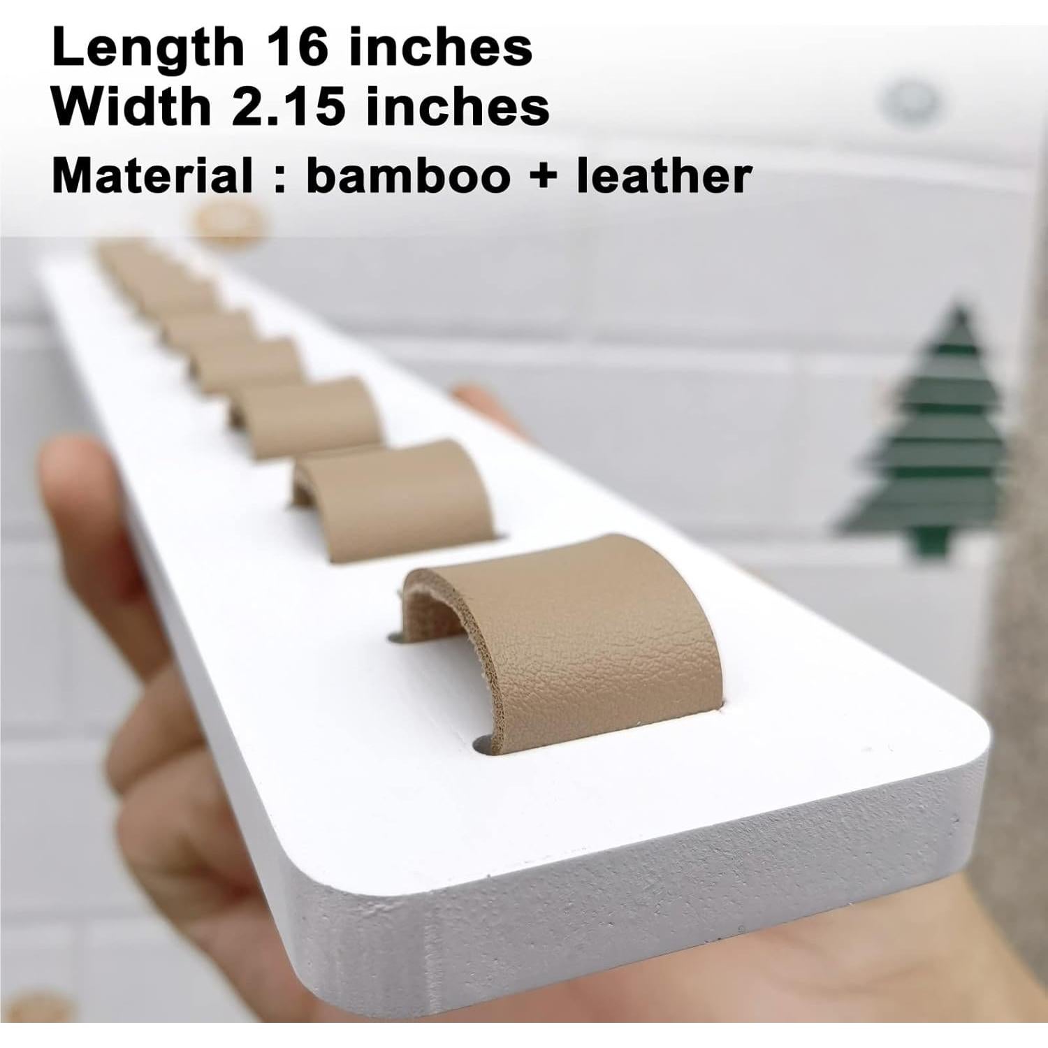 Organizador de Gafas de Sol FINDAMAZE Blanco 1 pieza 40x5 cm