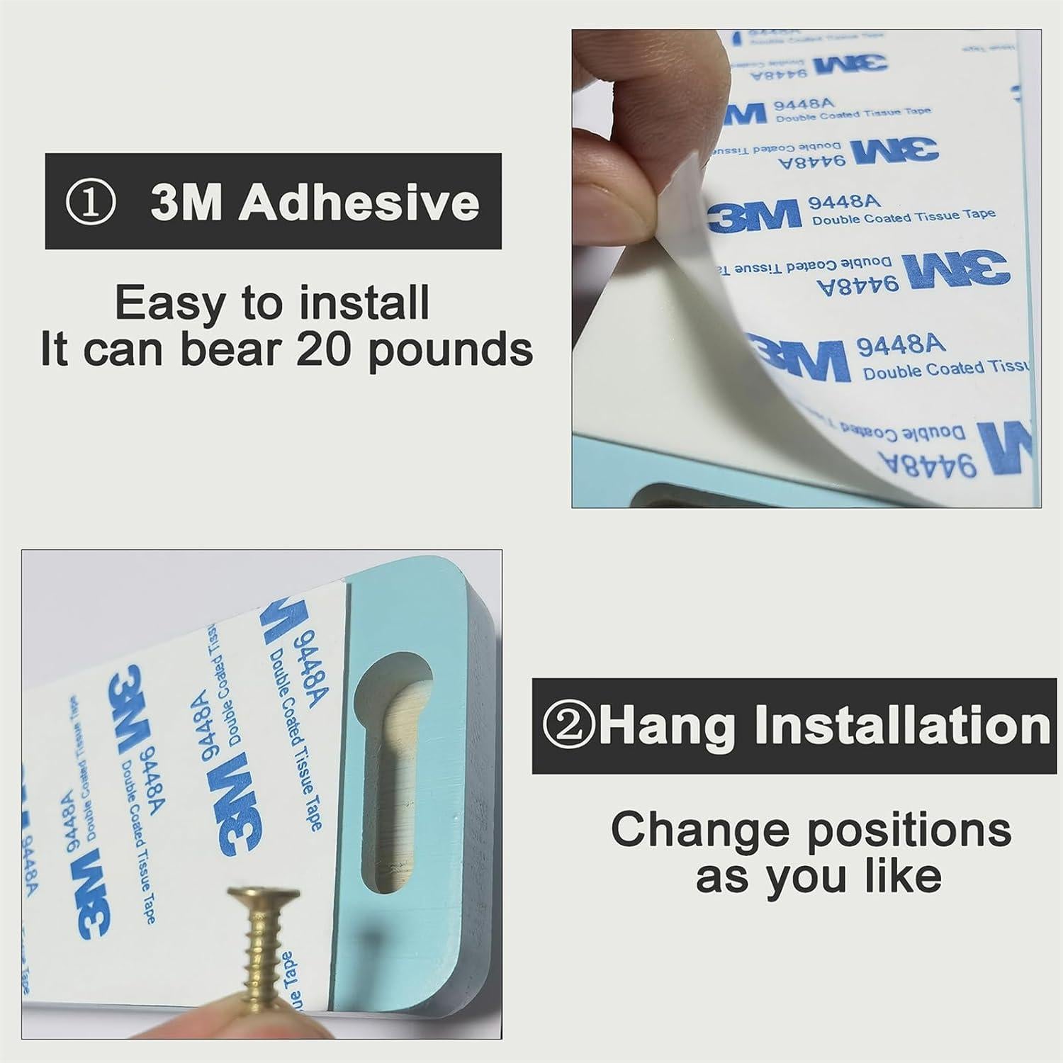 Organizador de Gafas de Sol FINDAMAZE Blanco 1 pieza 40x5 cm