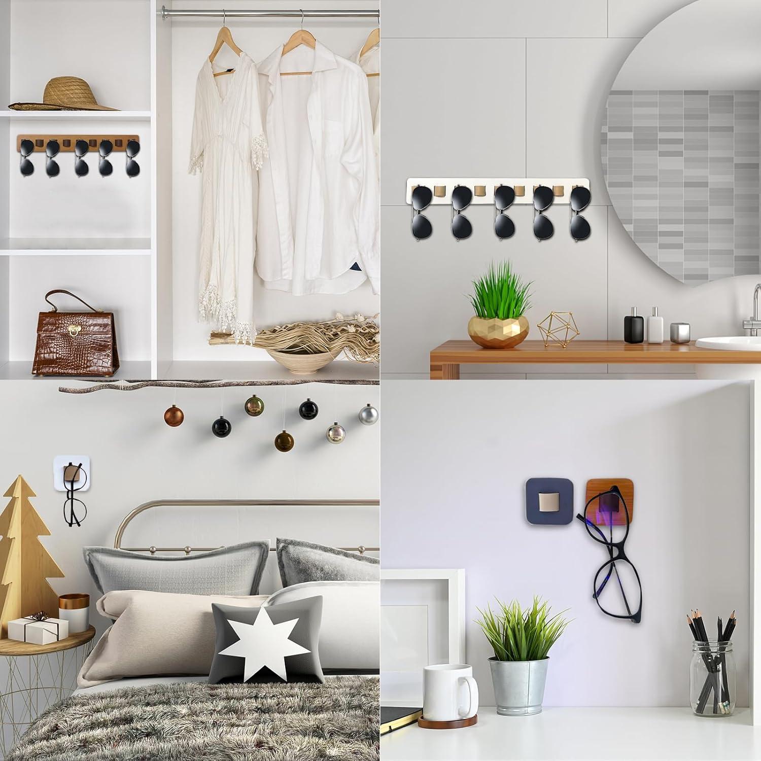 Organizador de Gafas de Sol FINDAMAZE Blanco 1 pieza 40x5 cm