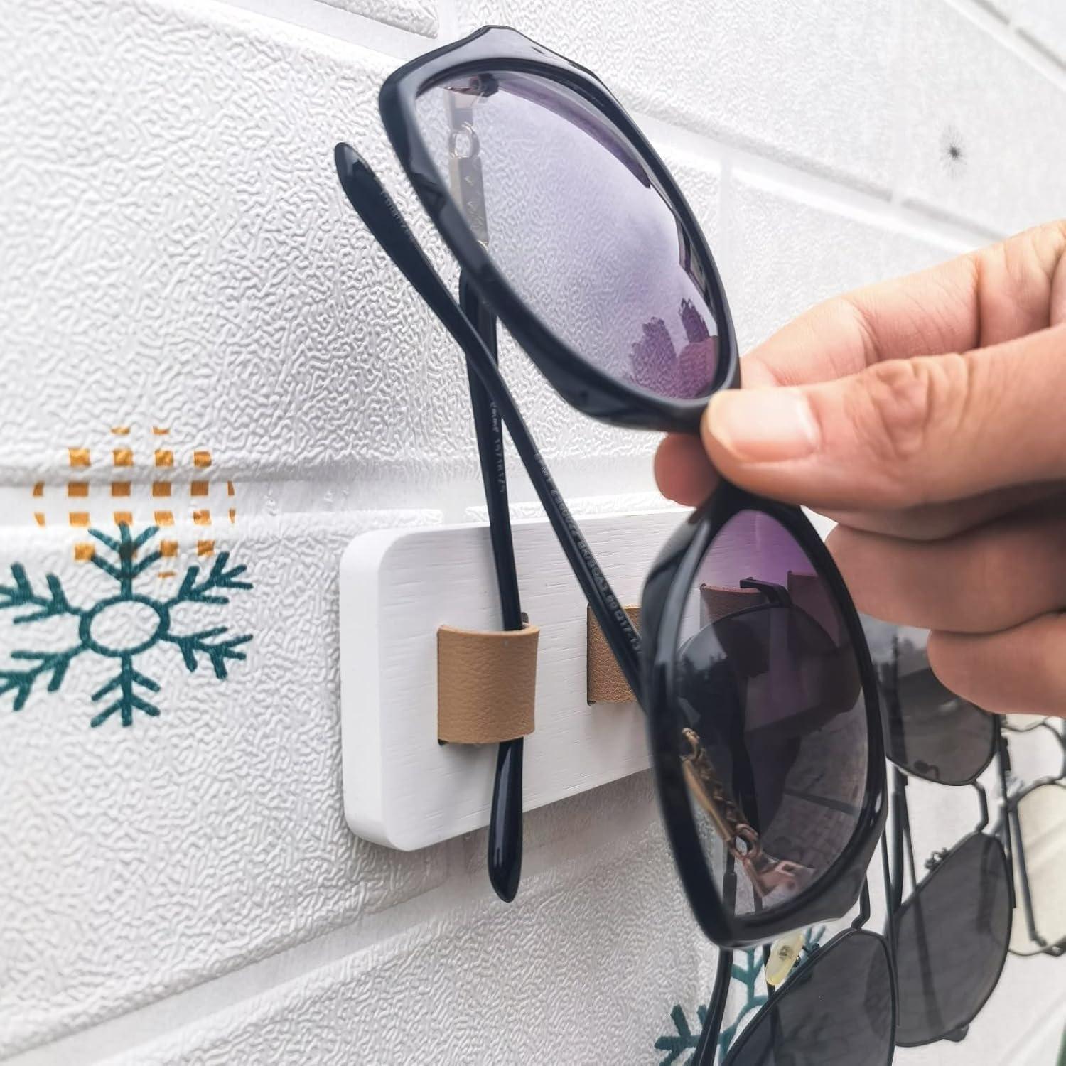 Organizador de Gafas de Sol FINDAMAZE Blanco 1 pieza 40x5 cm