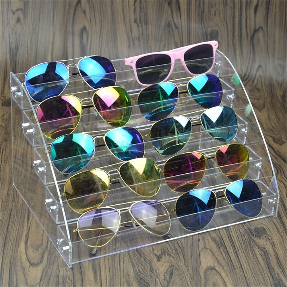 Organizador de Gafas MineDecor 12 Piezas Transparente 31x28x24cm