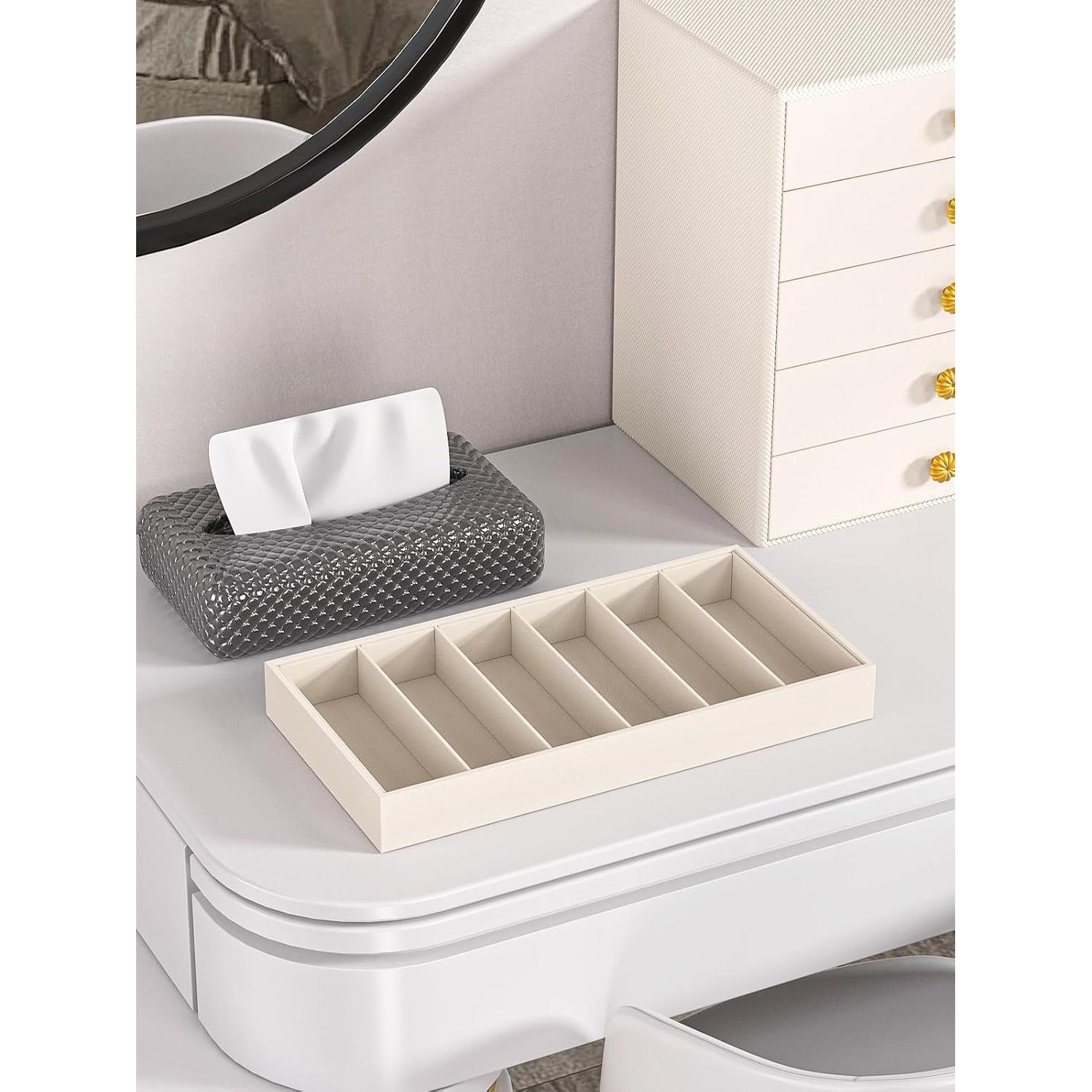 Organizador de Gafas de Sol Beige Ausalivan 6 Espacios