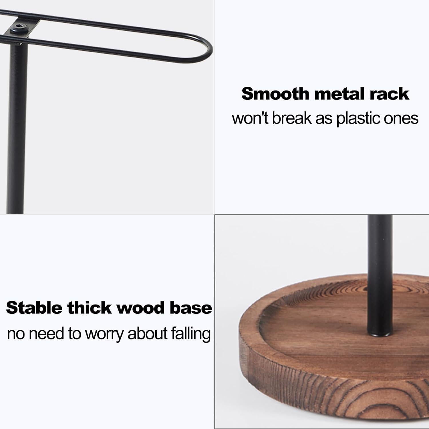 Organizador de Gafas de Madera BDBDYEAY para 12 Pares