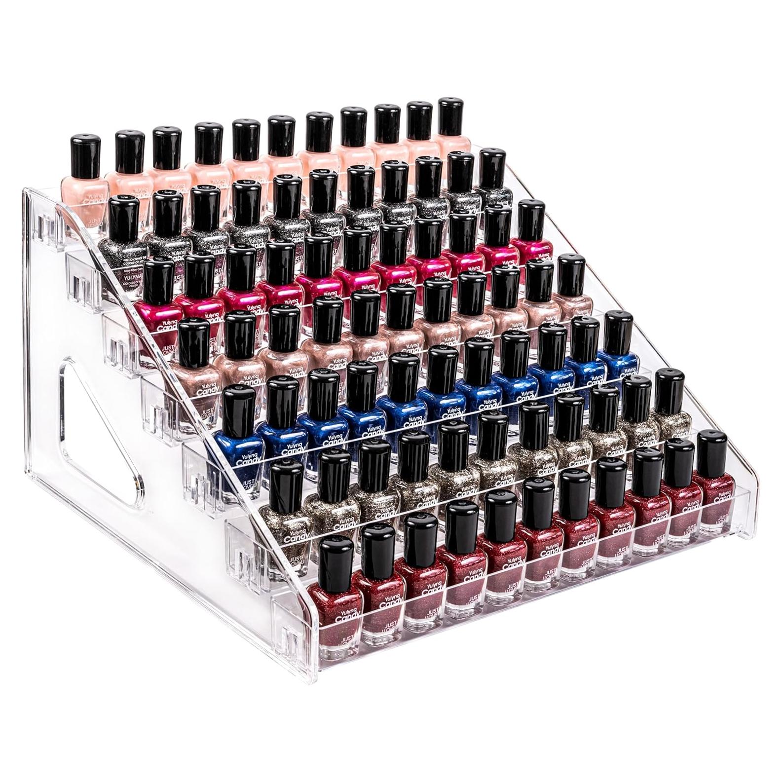 Organizador de Esmalte de Uñas Acrílico 7 Capas Pero Pero