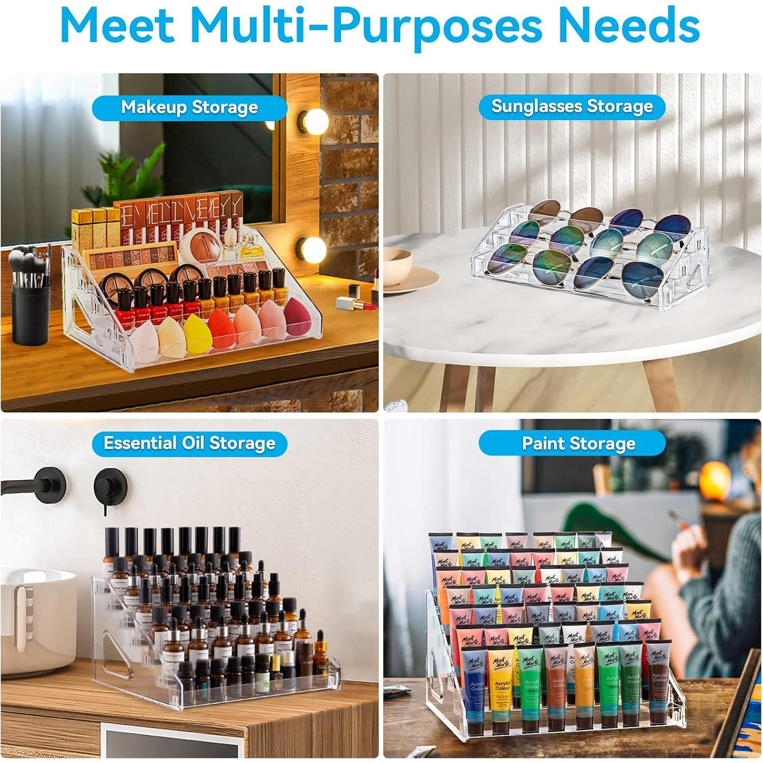 Organizador de Esmalte de Uñas Acrílico 7 Capas Pero Pero