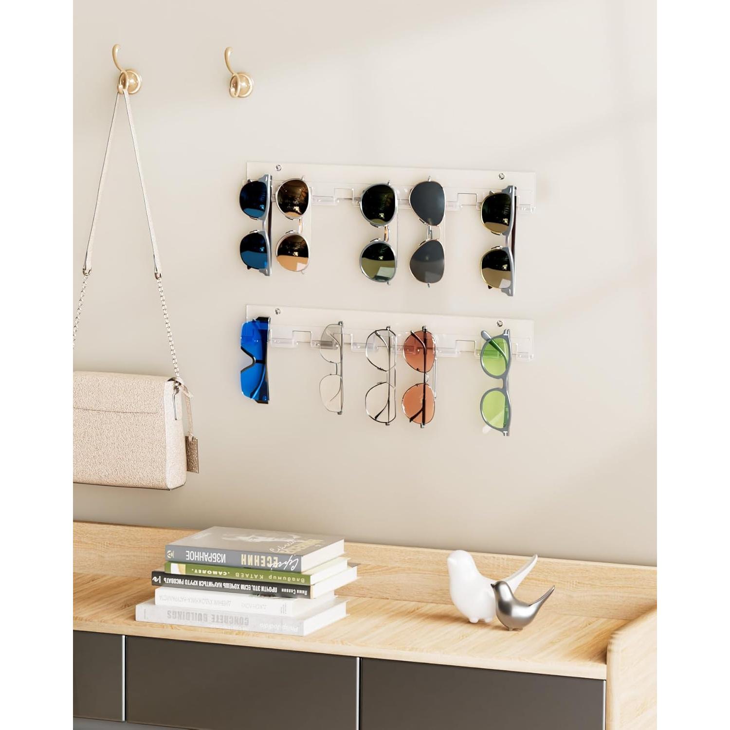 Organizador de Gafas de Sol MaxGear, 2 Paquetes, Acrílico