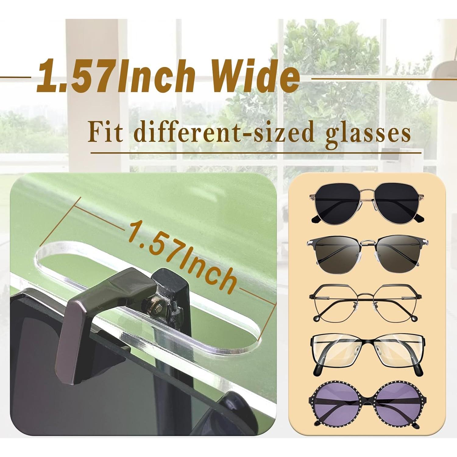 Organizador de Gafas de Sol Bigfety, Estante Pared Acrílico 3 Pzas