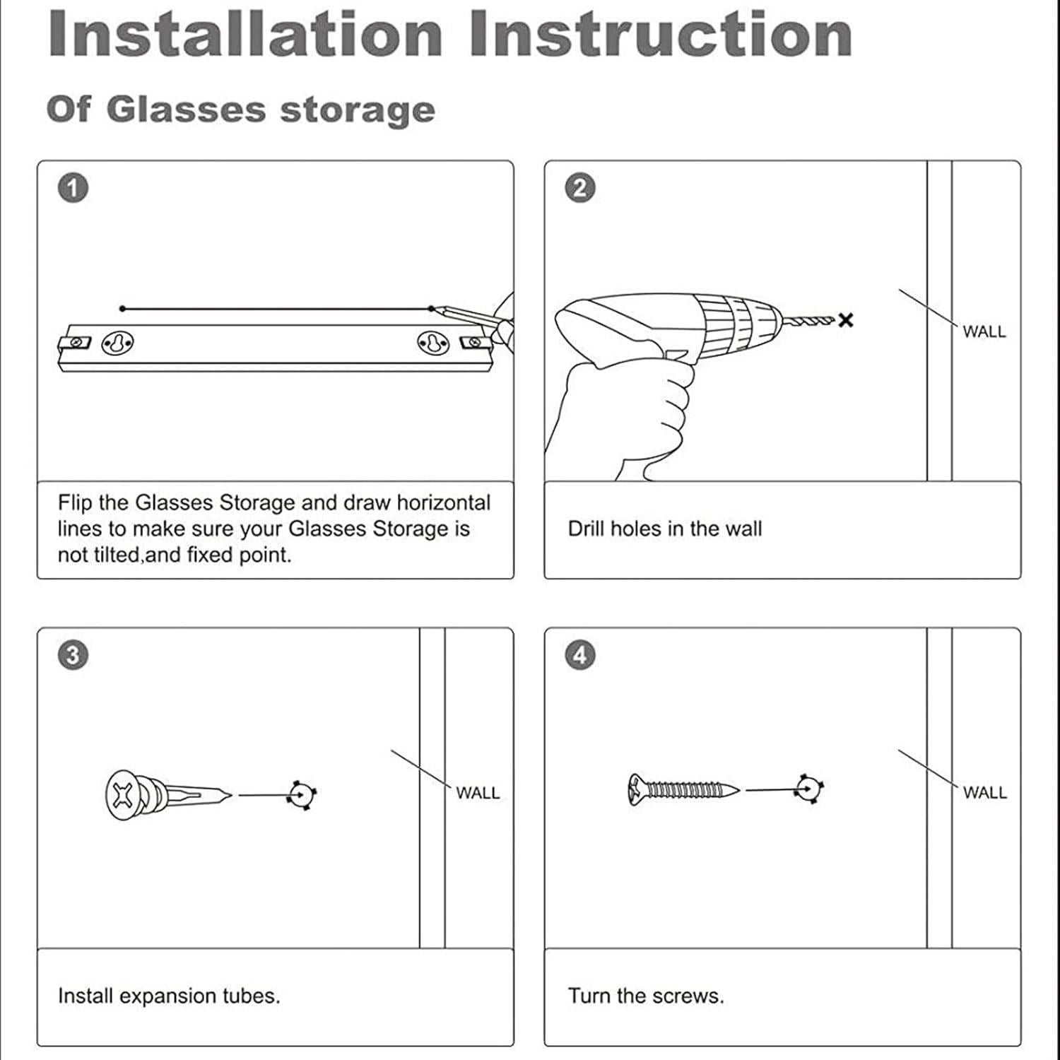Organizador de Gafas de Sol TANG SONG 3 Piezas Madera Blanco