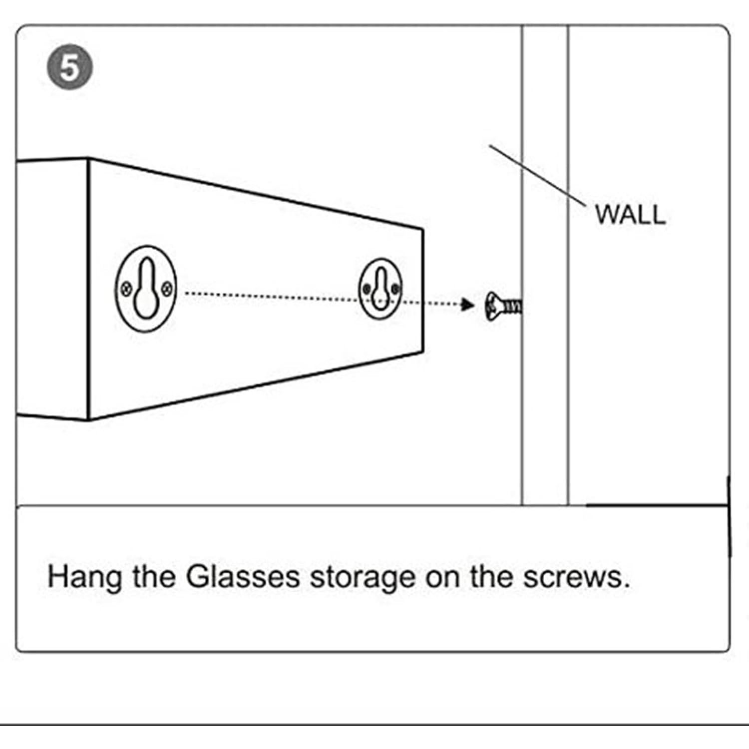 Organizador de Gafas de Sol TANG SONG 3 Piezas Madera Blanco