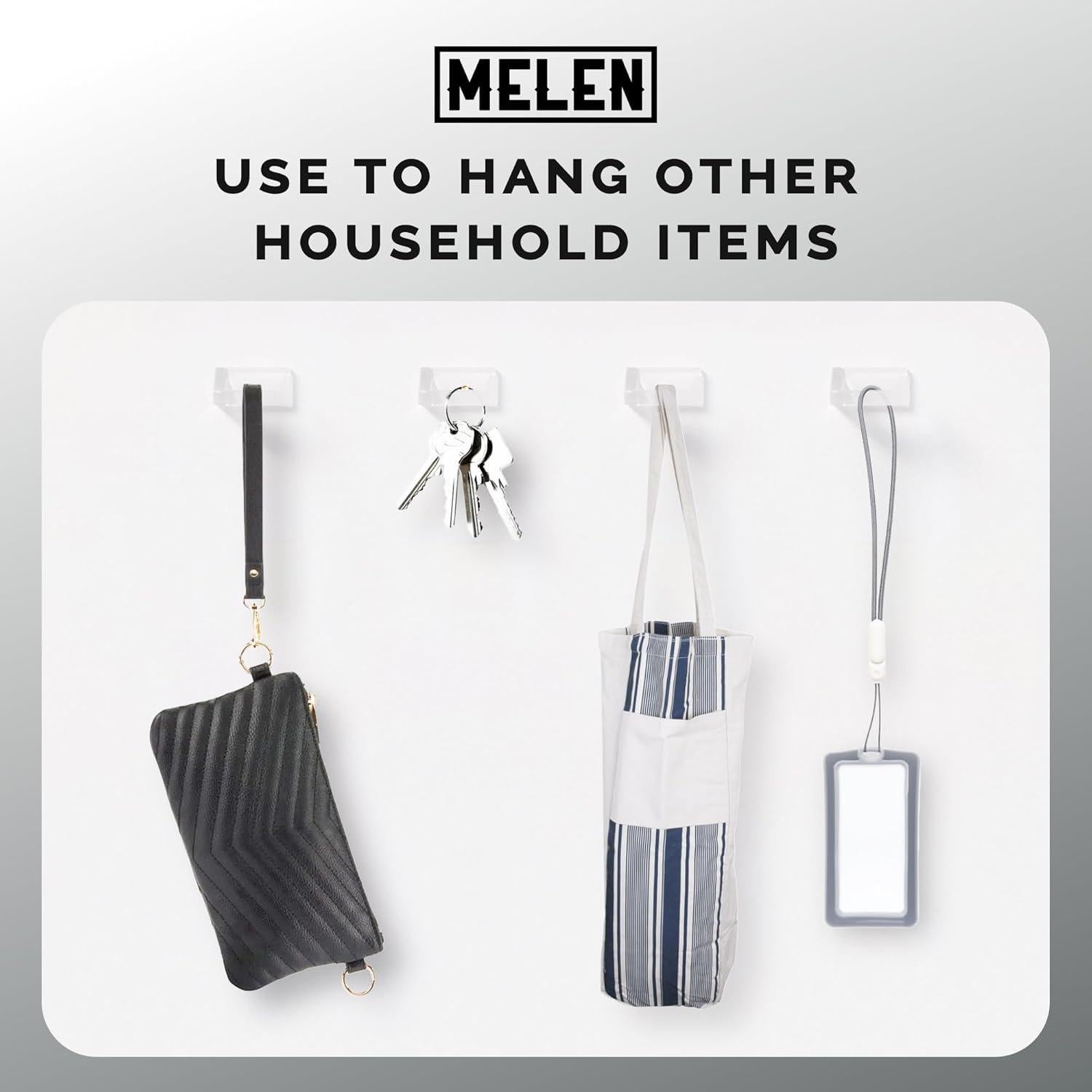 Organizador de Gafas de Sol MELEN Adhesivo Transparente 8 Pzas