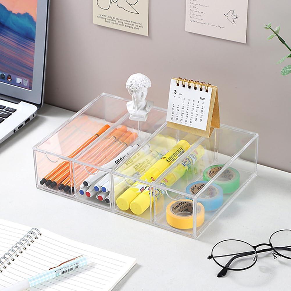 Organizador de Gafas Vowcarol 2 Piezas Acrílico 4 Cajones