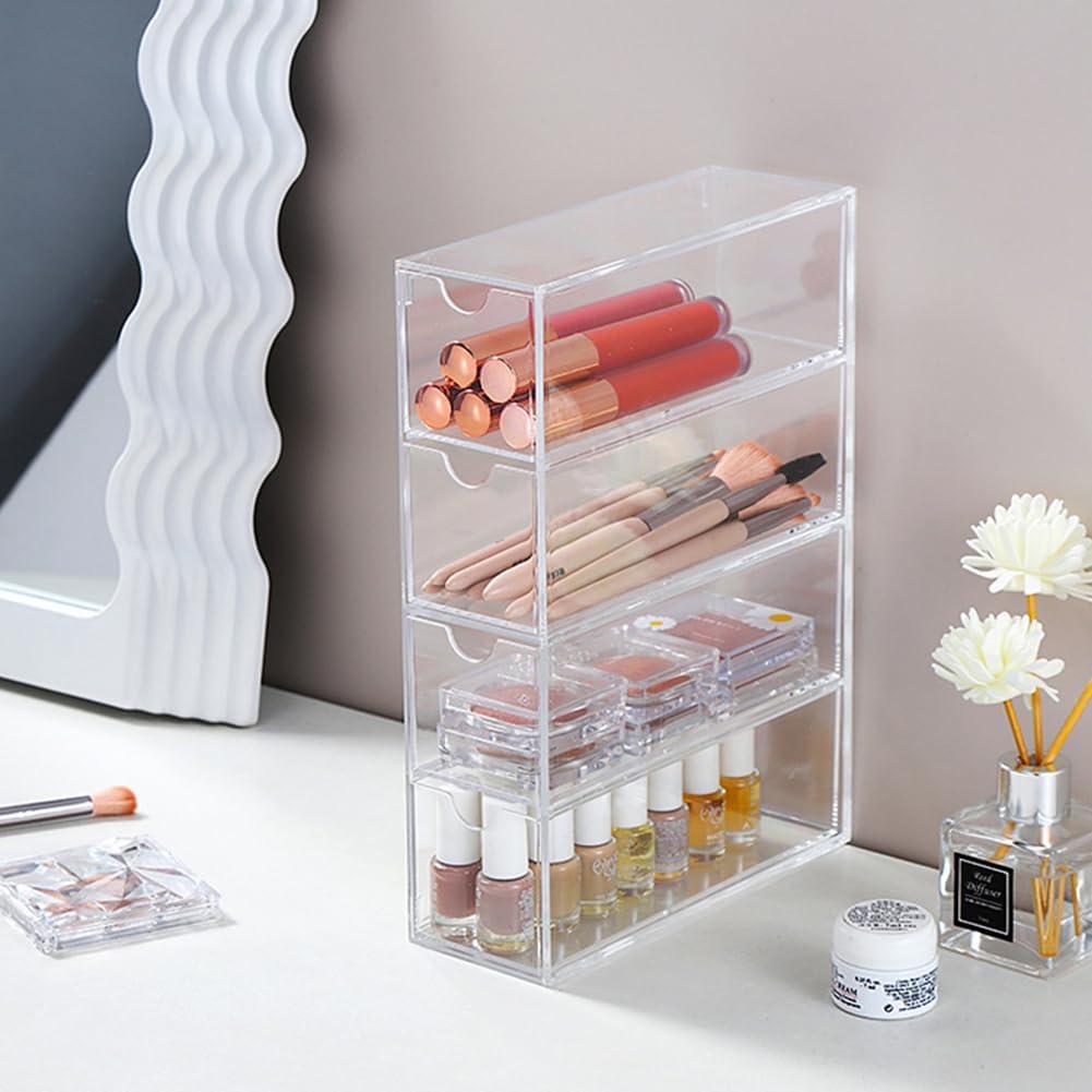 Organizador de Gafas Vowcarol 2 Piezas Acrílico 4 Cajones