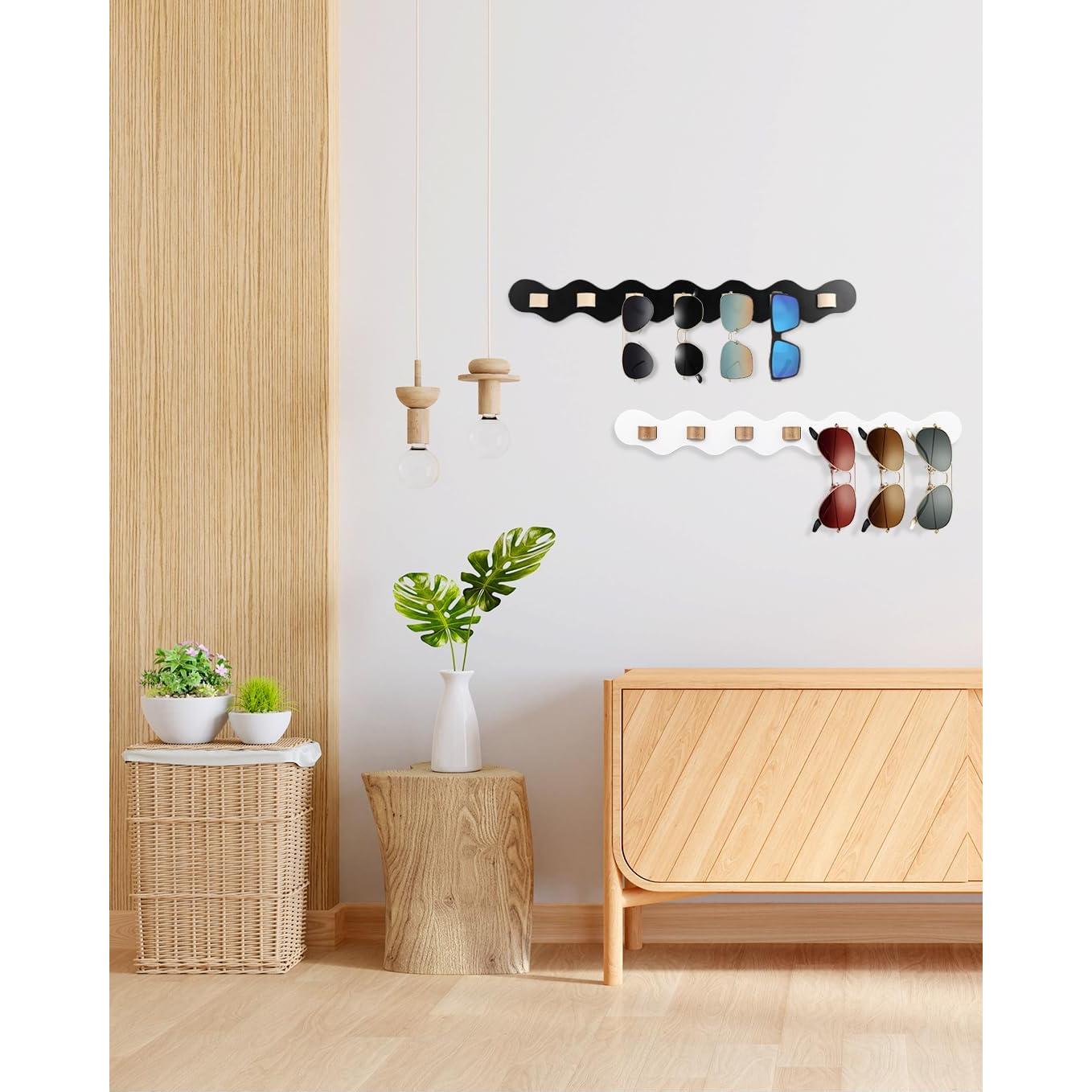 Organizador de Gafas de Sol ONULISS Madera Haya 7 Ranuras