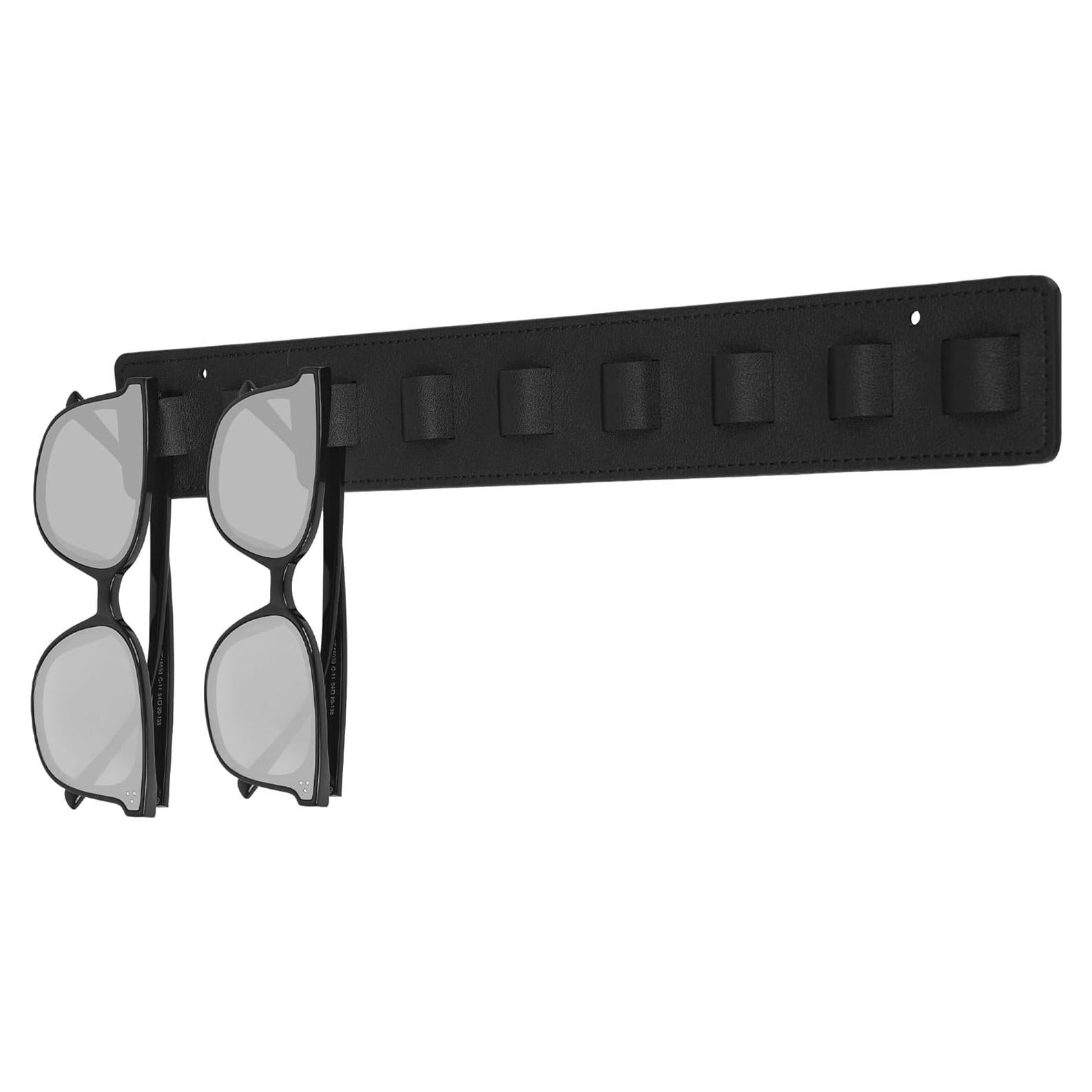 Organizador de Gafas de Sol Montado en Pared TWOQZ Negro