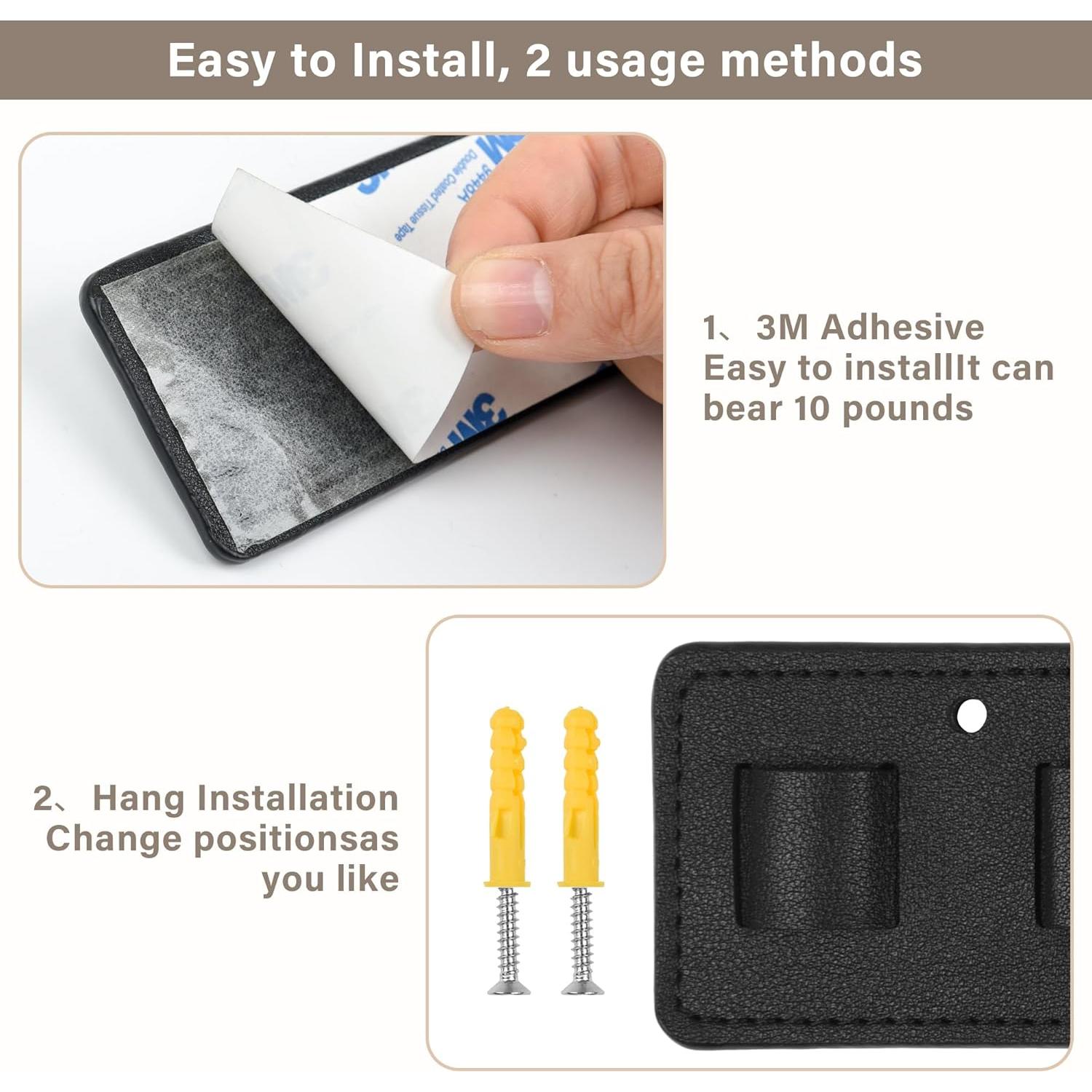 Organizador de Gafas de Sol Montado en Pared TWOQZ Negro