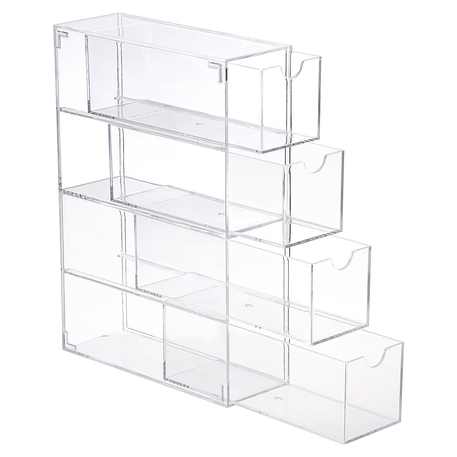 Organizador de Gafas Acrílico Hipiwe con 4 Cajones Extraíbles