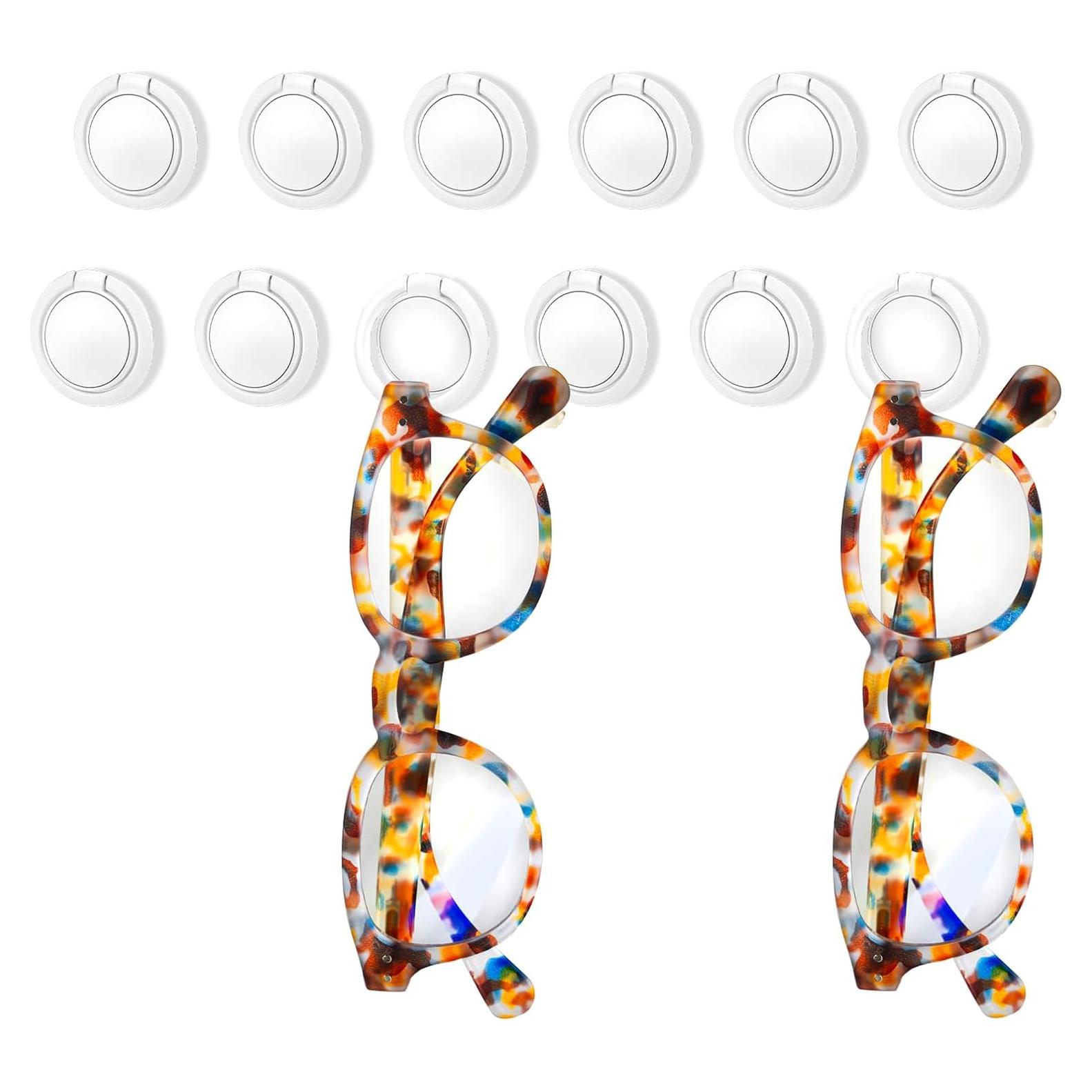 Organizador de Gafas de Sol 12 Paquetes Metal Blanco Hariendny