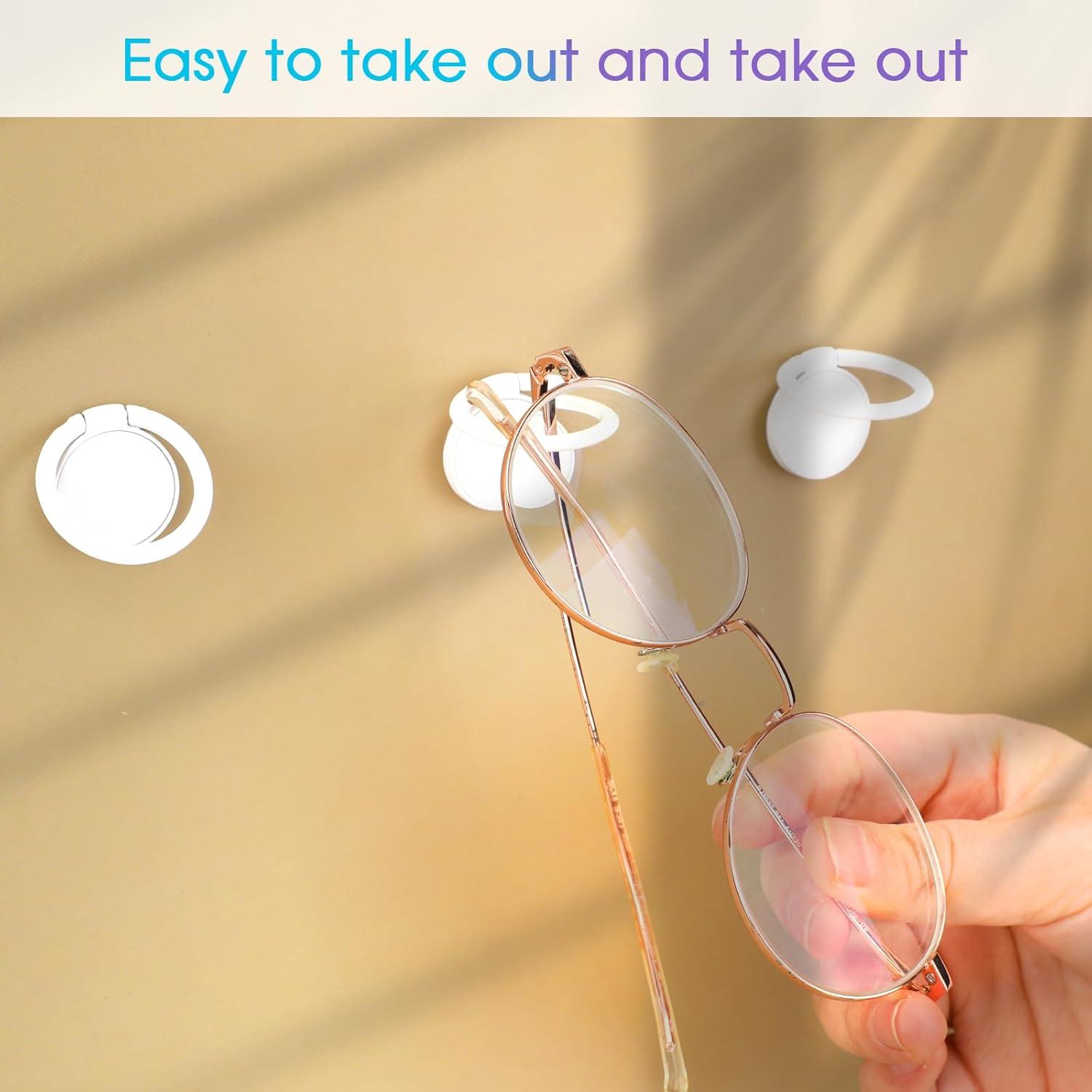 Organizador de Gafas de Sol 12 Paquetes Metal Blanco Hariendny