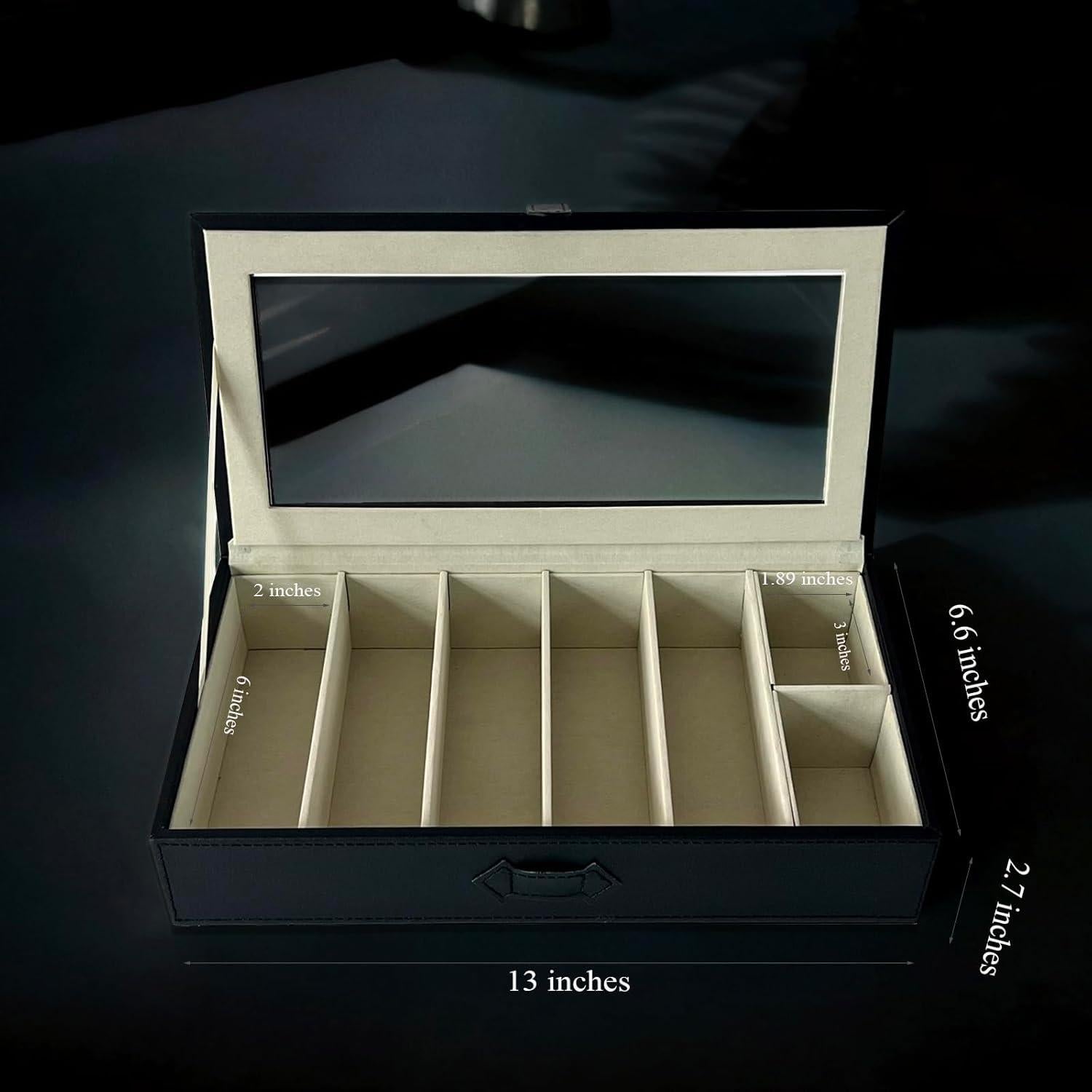 Organizador de Gafas de Sol UnionPlus 5 Compartimentos Negro