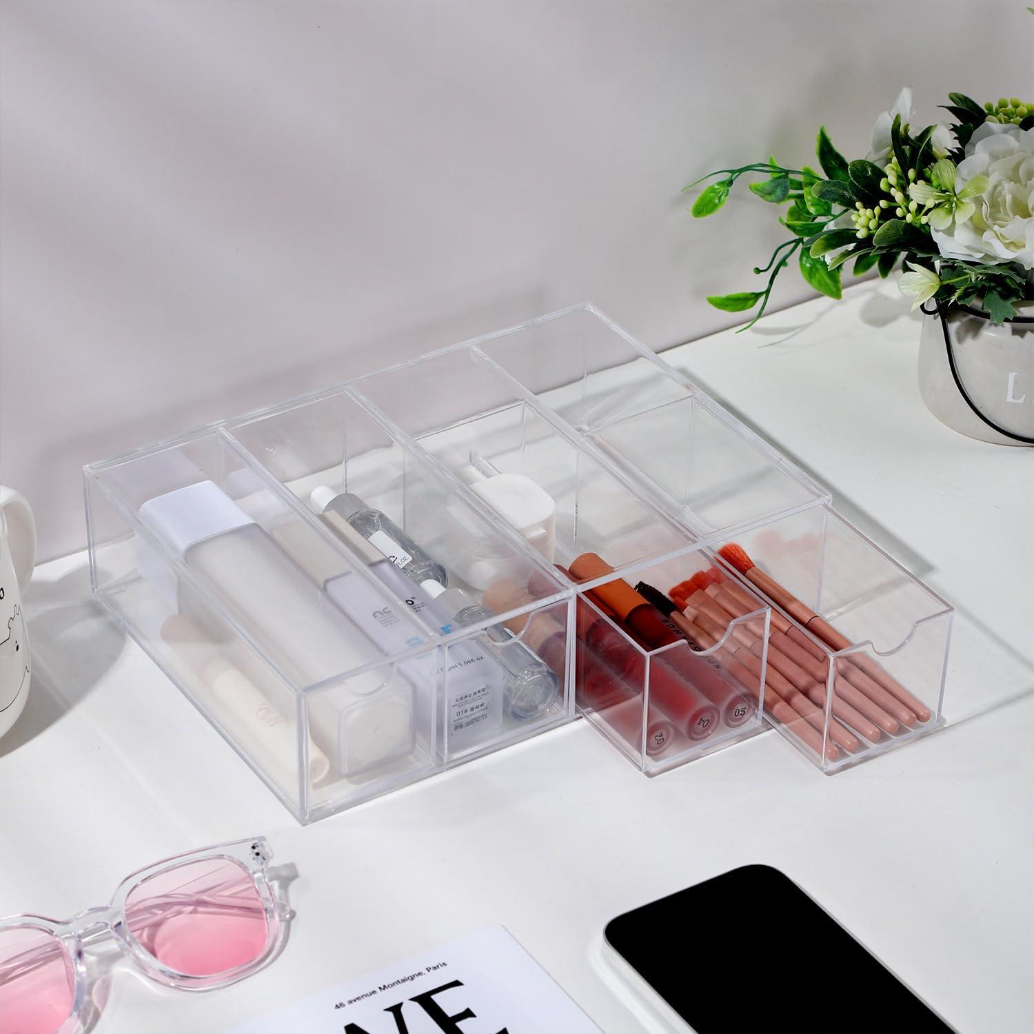 Organizador de Gafas de Sol RAMFIYN Acrílico Transparente 4 Cajones