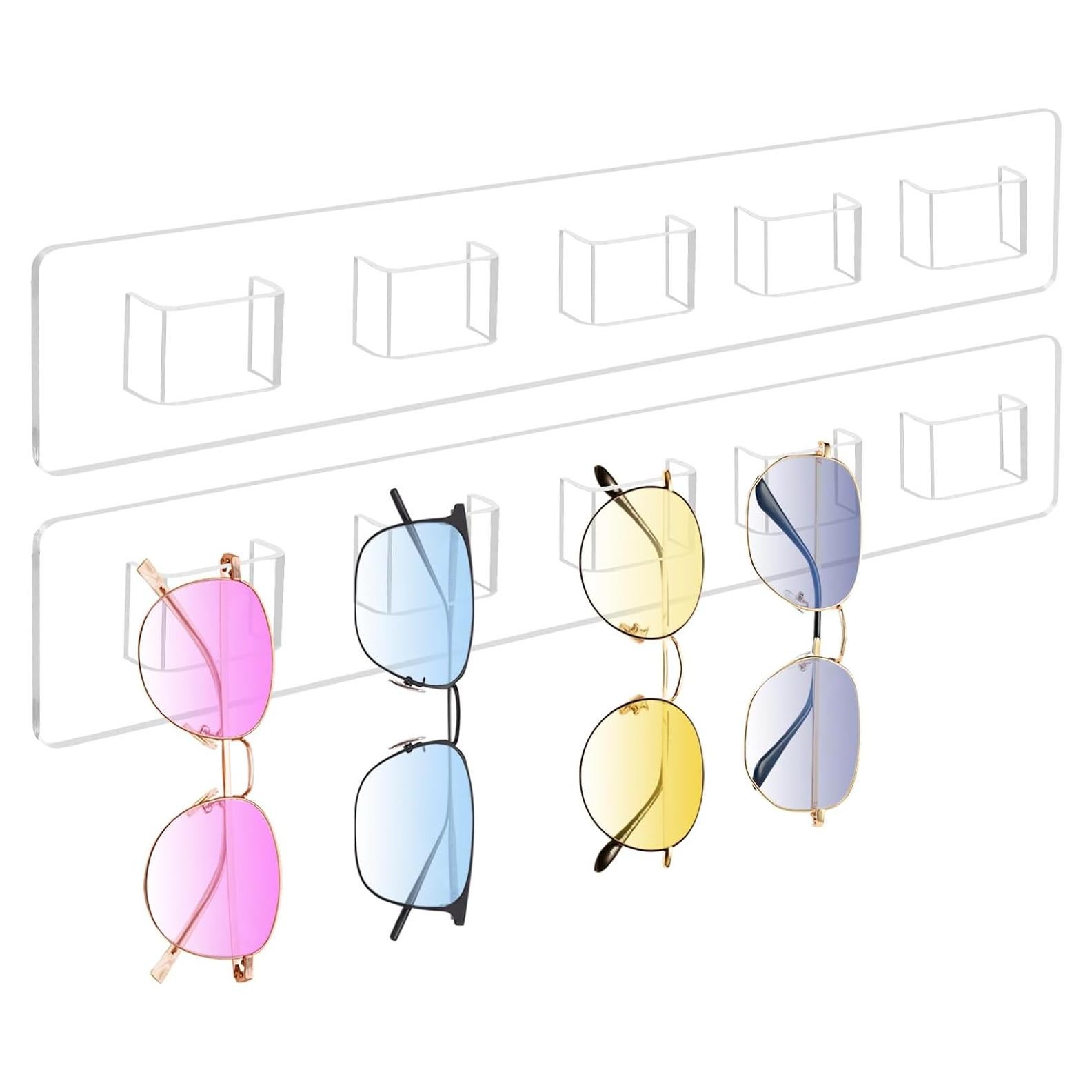 Organizador de Gafas de Sol Douildhaiy 5 Ranuras Transparente