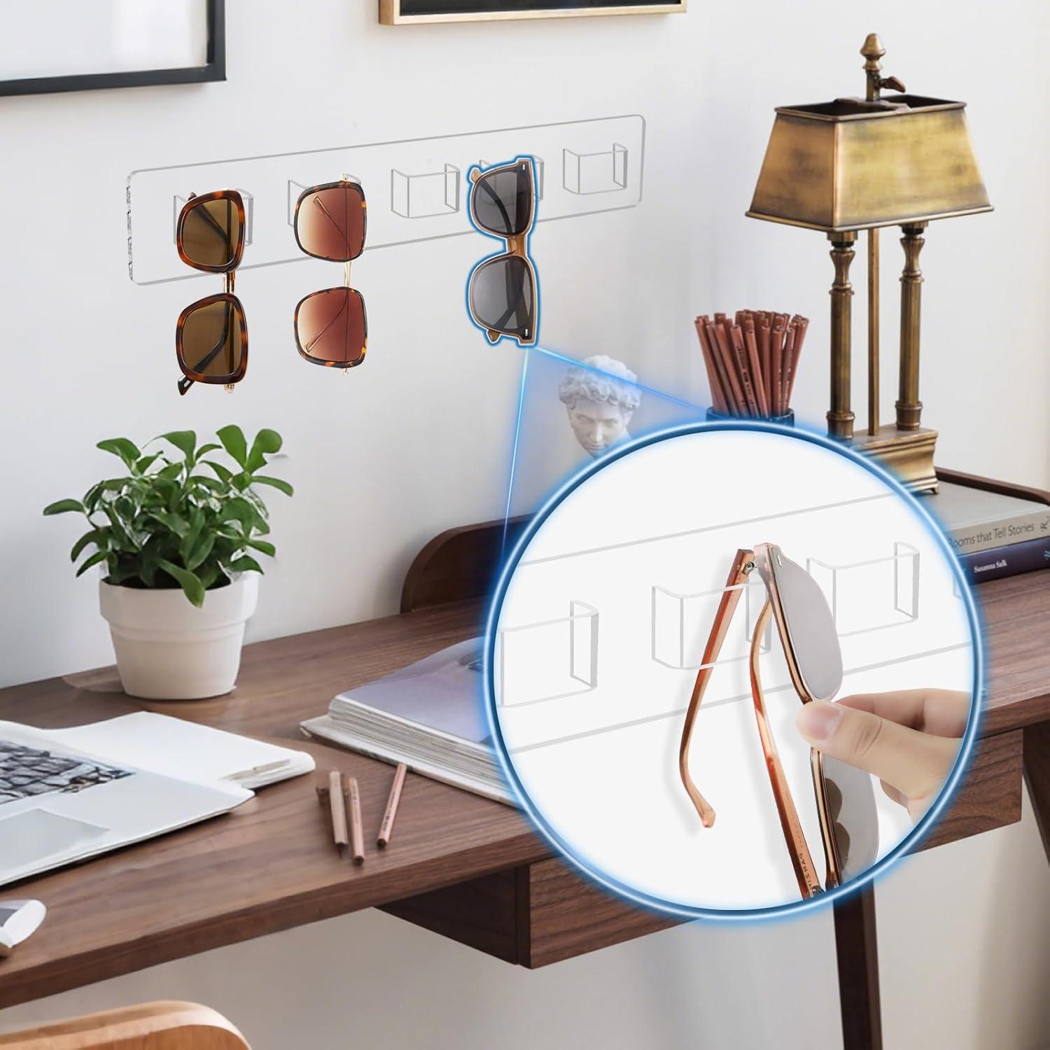 Organizador de Gafas de Sol Douildhaiy 5 Ranuras Transparente