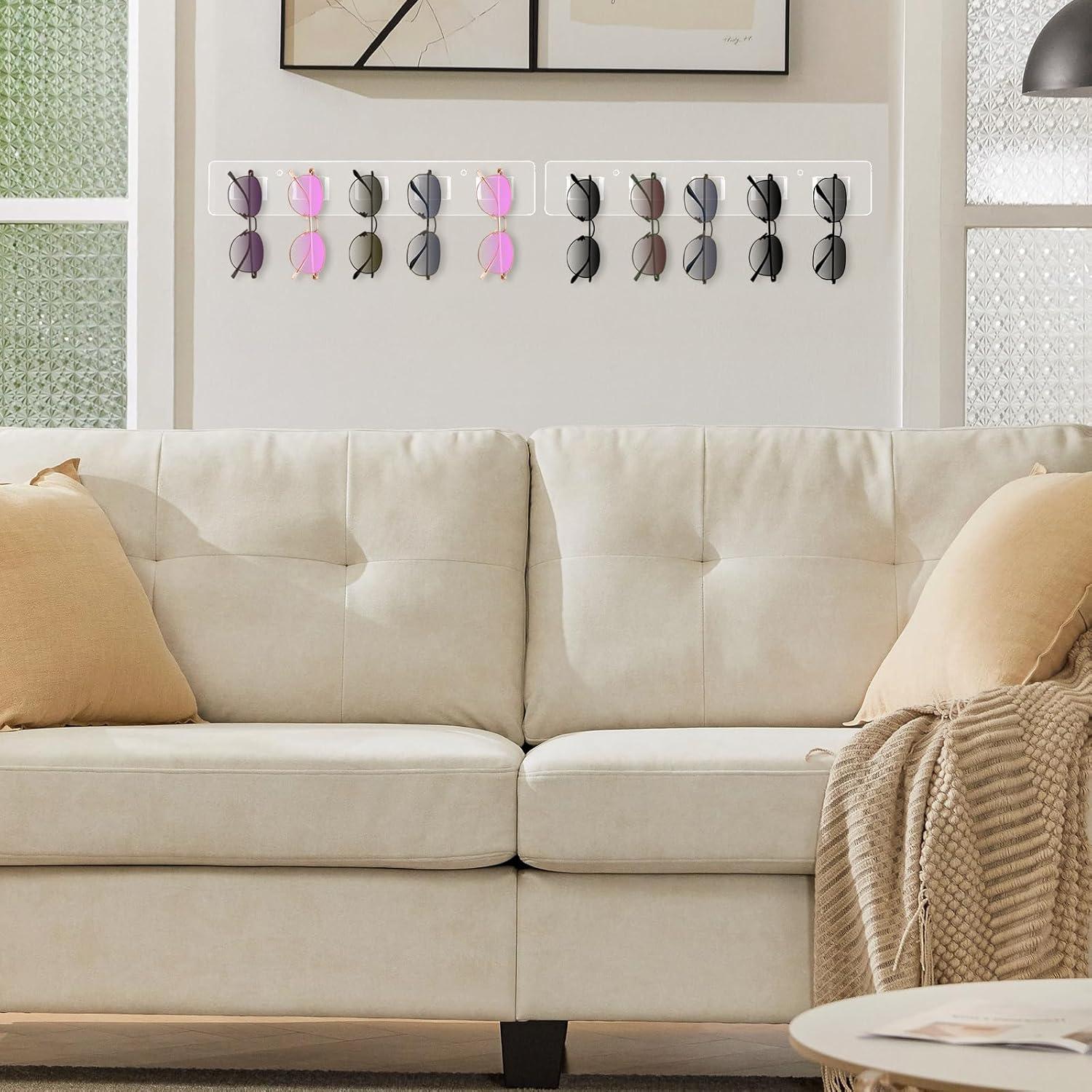 Organizador de Gafas de Sol Douildhaiy 5 Ranuras Transparente