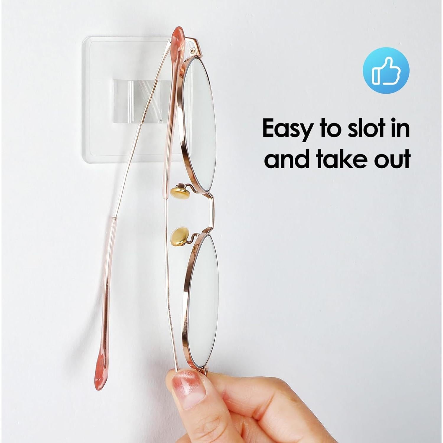 Organizador de Gafas de Sol MaxGear, Acrílico Transparente, 4 Piezas