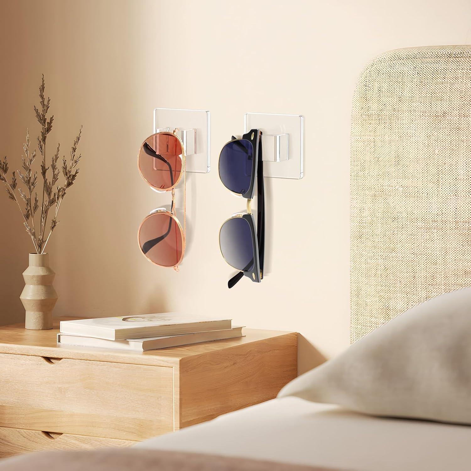 Organizador de Gafas de Sol MaxGear, Acrílico Transparente, 4 Piezas