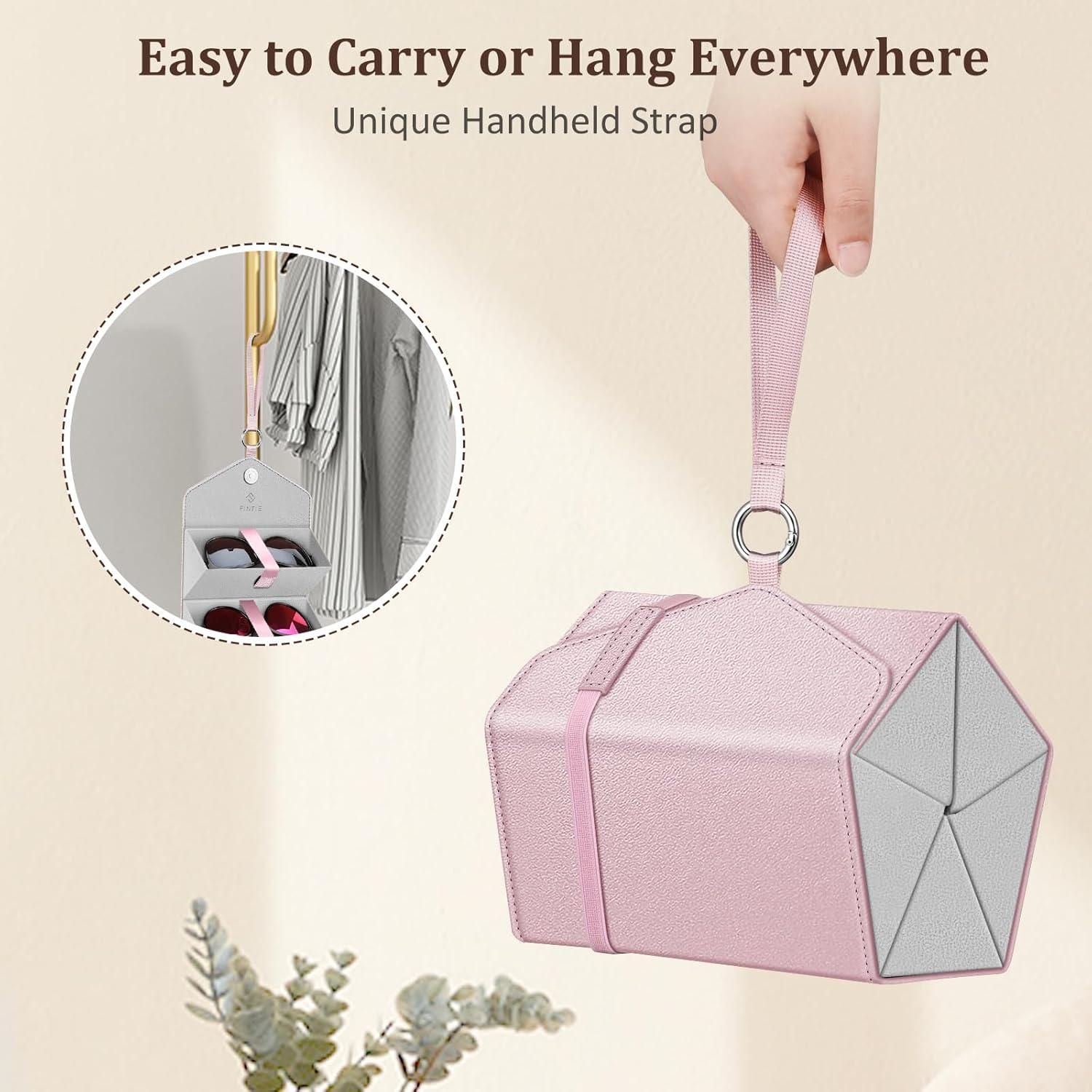 Organizador de Gafas de Sol Fintie, Estuche de Viaje 5 Ranuras