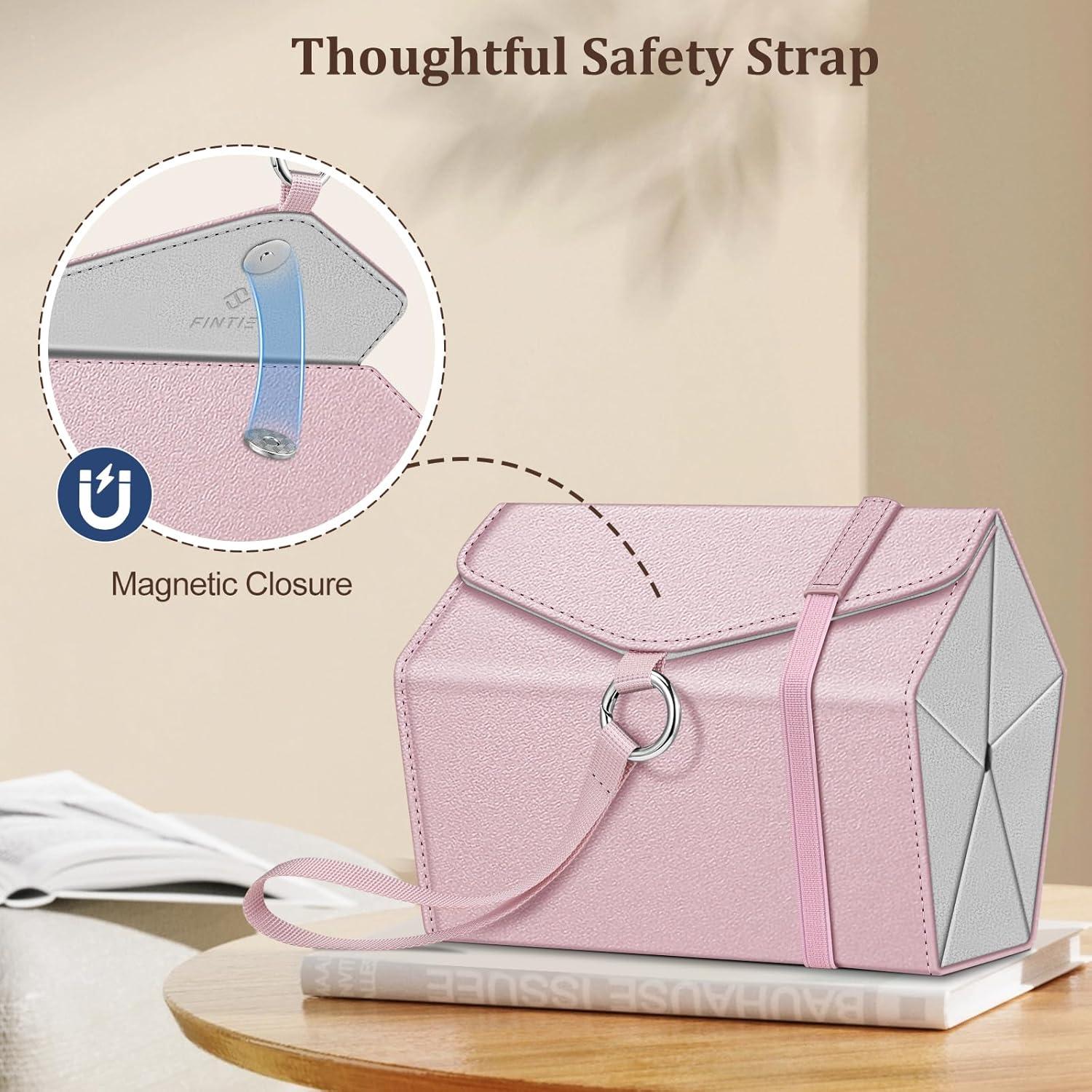 Organizador de Gafas de Sol Fintie, Estuche de Viaje 5 Ranuras