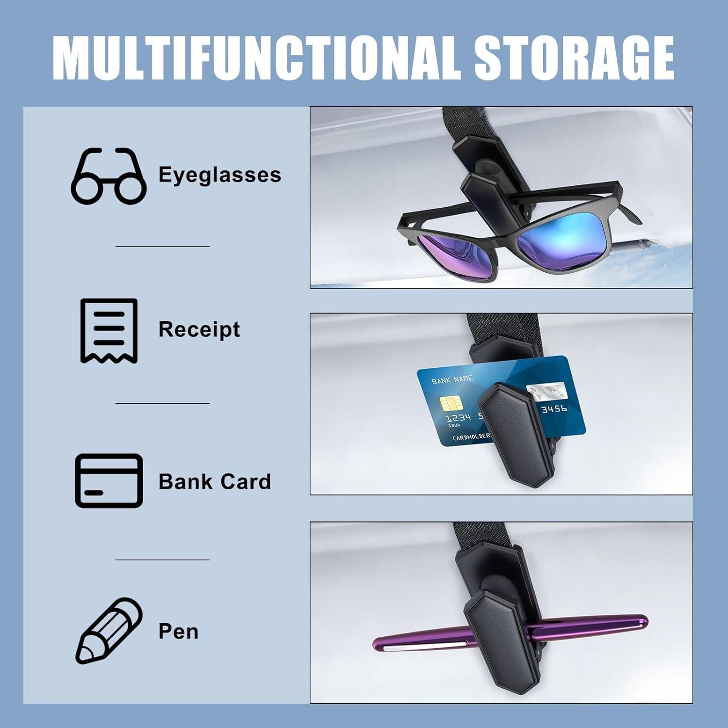 Soporte para Gafas de Sol Veharvim VH-SH23-UP - 2 Paquetes