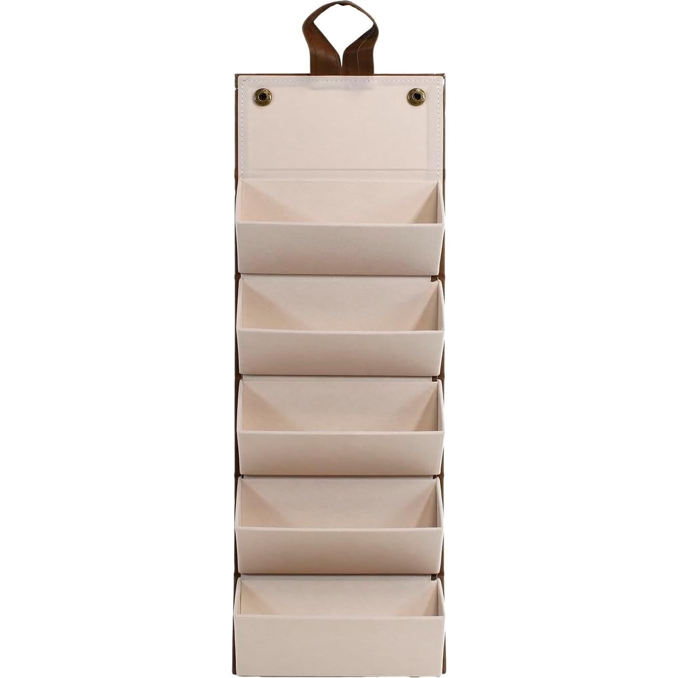 Organizador de Gafas de Sol Calabria 5 Ranuras Cuero Sintético