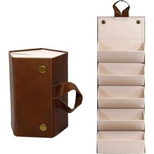 Organizador de Gafas de Sol Calabria 5 Ranuras Cuero Sintético