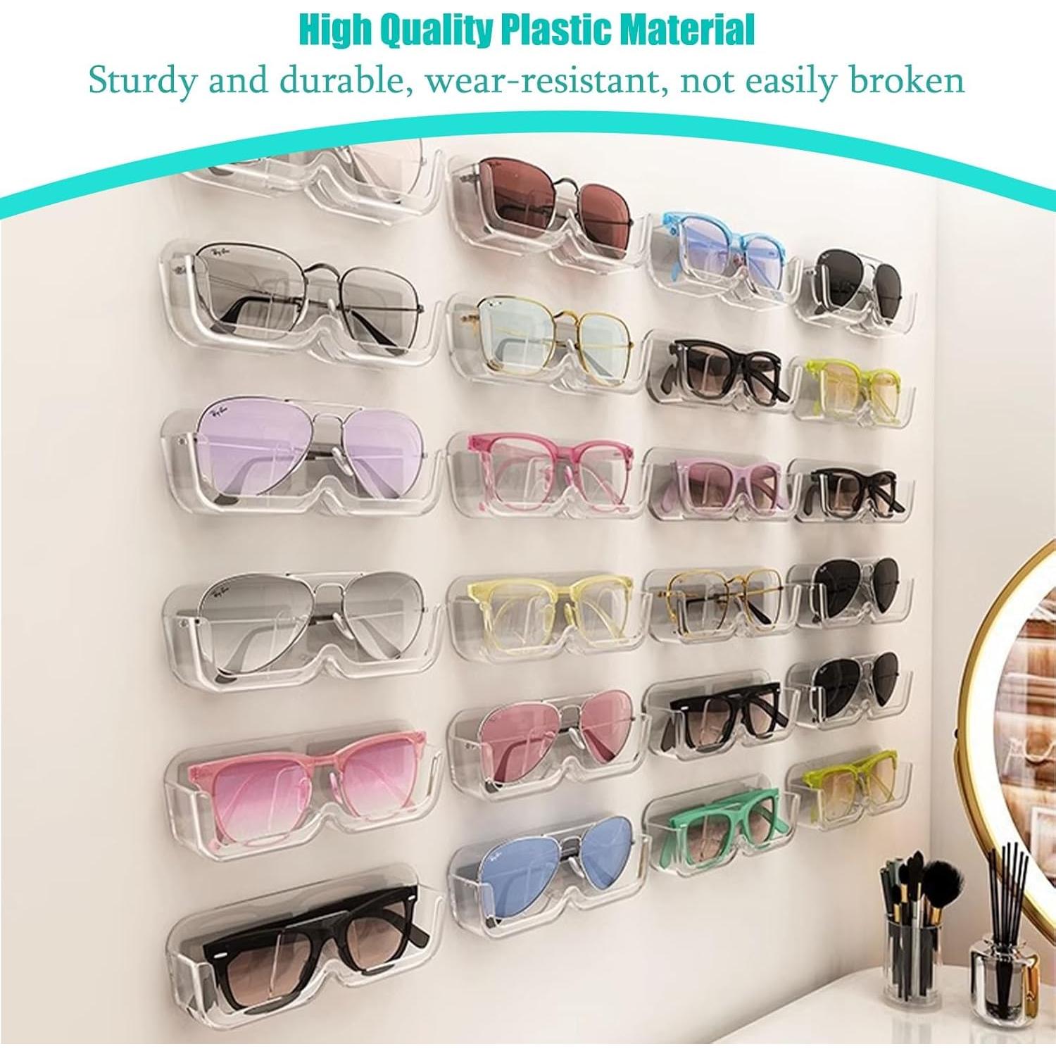 Organizador de Gafas de Sol MdakeGo 6 Compartimentos Transparente