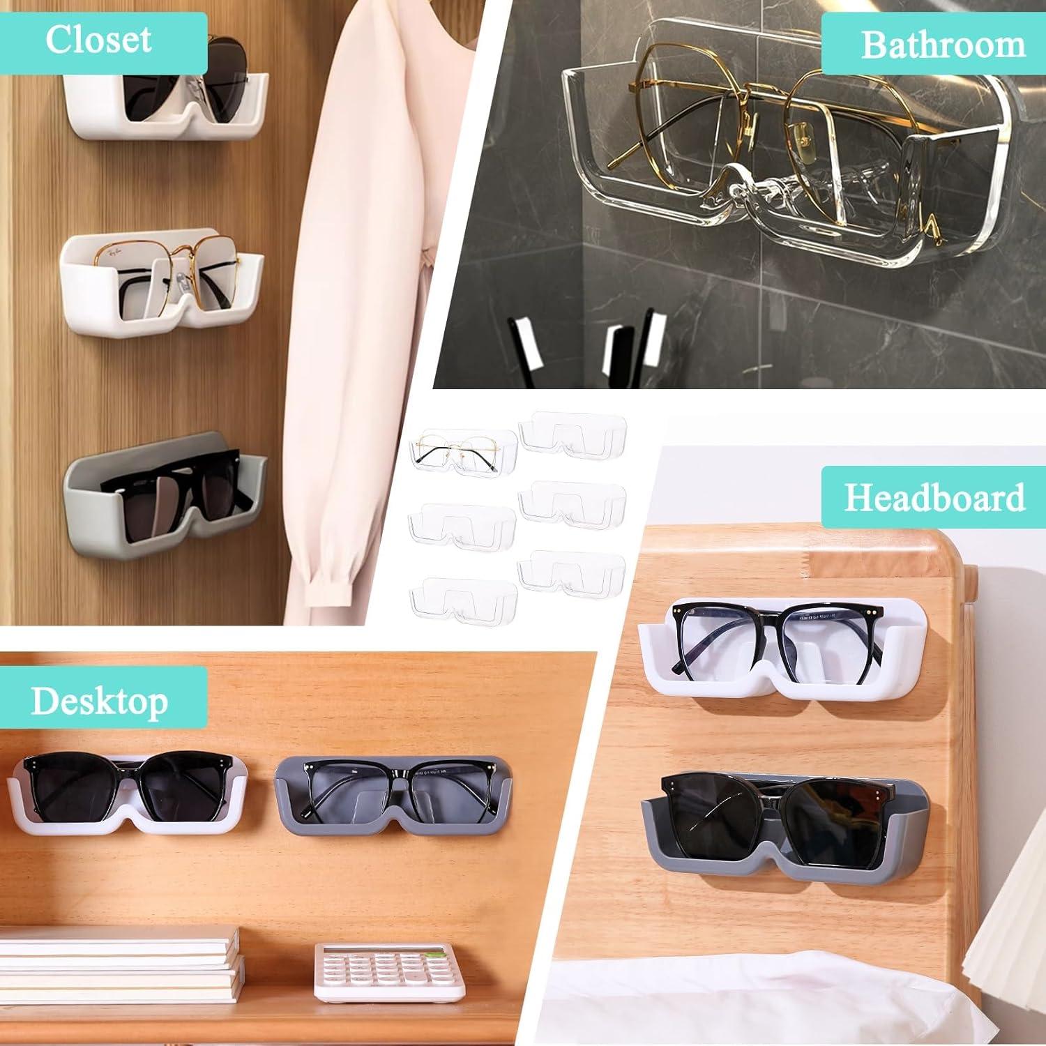 Organizador de Gafas de Sol MdakeGo 6 Compartimentos Transparente