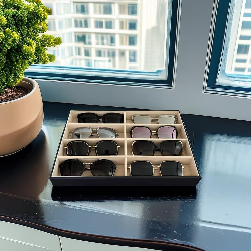 Organizador de Bandeja para Gafas Svea Display Beige 24.1x35.1 cm