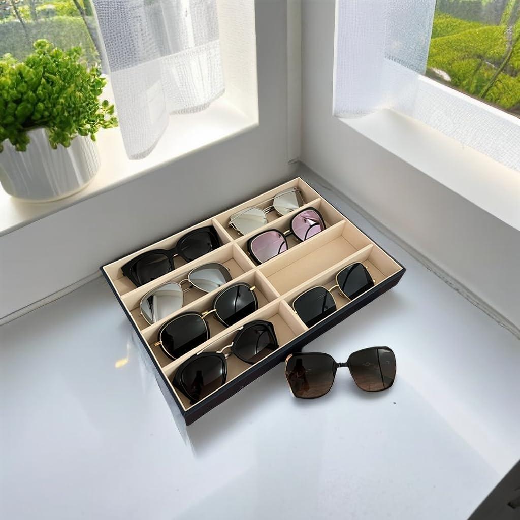 Organizador de Bandeja para Gafas Svea Display Beige 24.1x35.1 cm